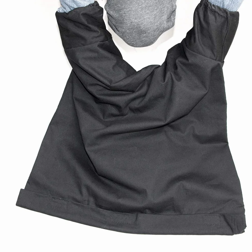 VANZAVANZU Manchon de Chargement Chambre Noire - 60 x 55 cm Tissu en Coton Antistatique pour Chargement et Développement de Film Professionnel