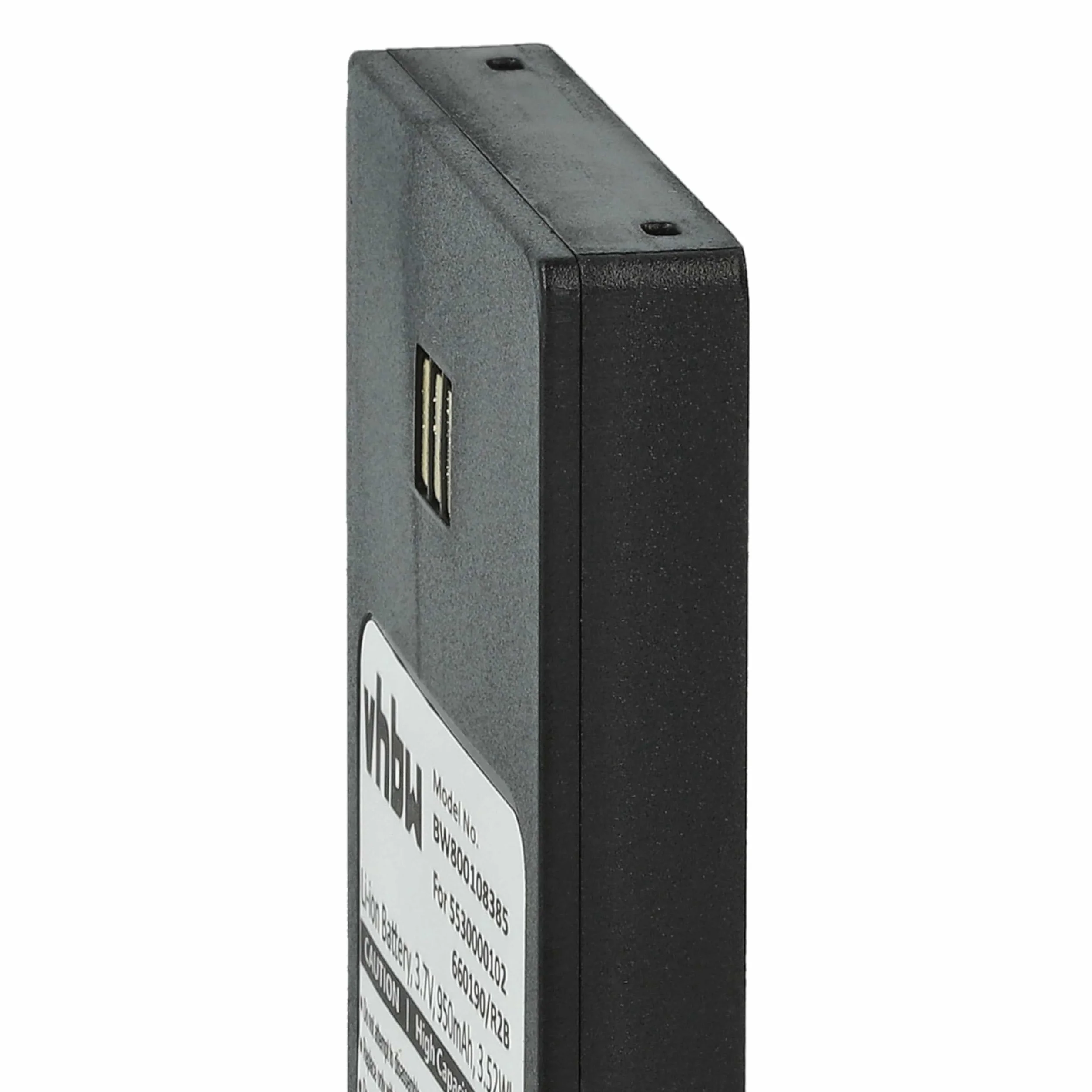 vhbw 1x Batterie Compatible avec Ascom 9D62, i62 Messenger, i62 Protector, D62, i62, i62 Talker téléphone Fixe sans Fil (950mAh, 3,7V, Li-ION)