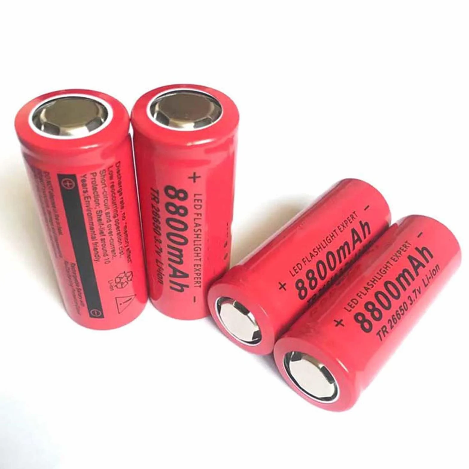 3,7 V 8800mAh Batterie de Lithium-ION Rechargeable pour Le Microphone de Banque d'alimentation de Lampe de Poche