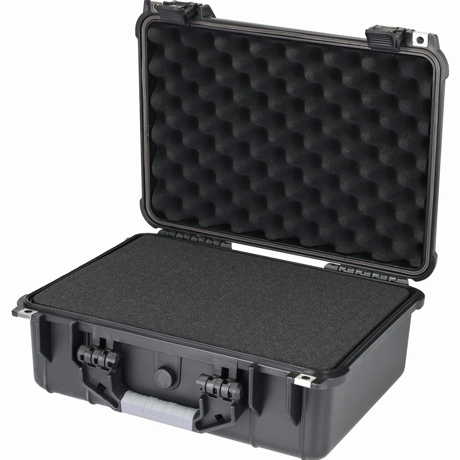 Mallette Rigide IP67 HMF ODK100 étanche Eau Poussière Mousse prédécoupée Valise Protection Photo Outils 41x32x17.5cm Noir