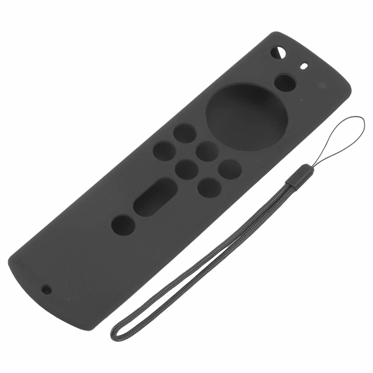 Housse en Silicone Doux pour Télécommande Fire TV Cube/Stick 4K, Protection Anti-Chute, Compatible 2018, Gris