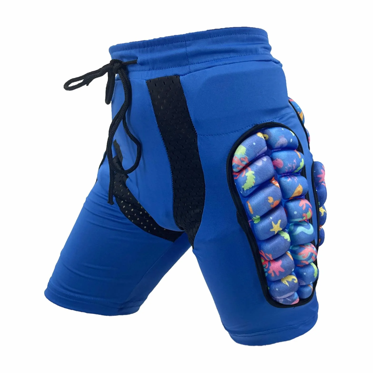 Perfk Short rembourré pour Enfants, Protection des Hanches EVA, Anti-choc pour Snowboard et Ski