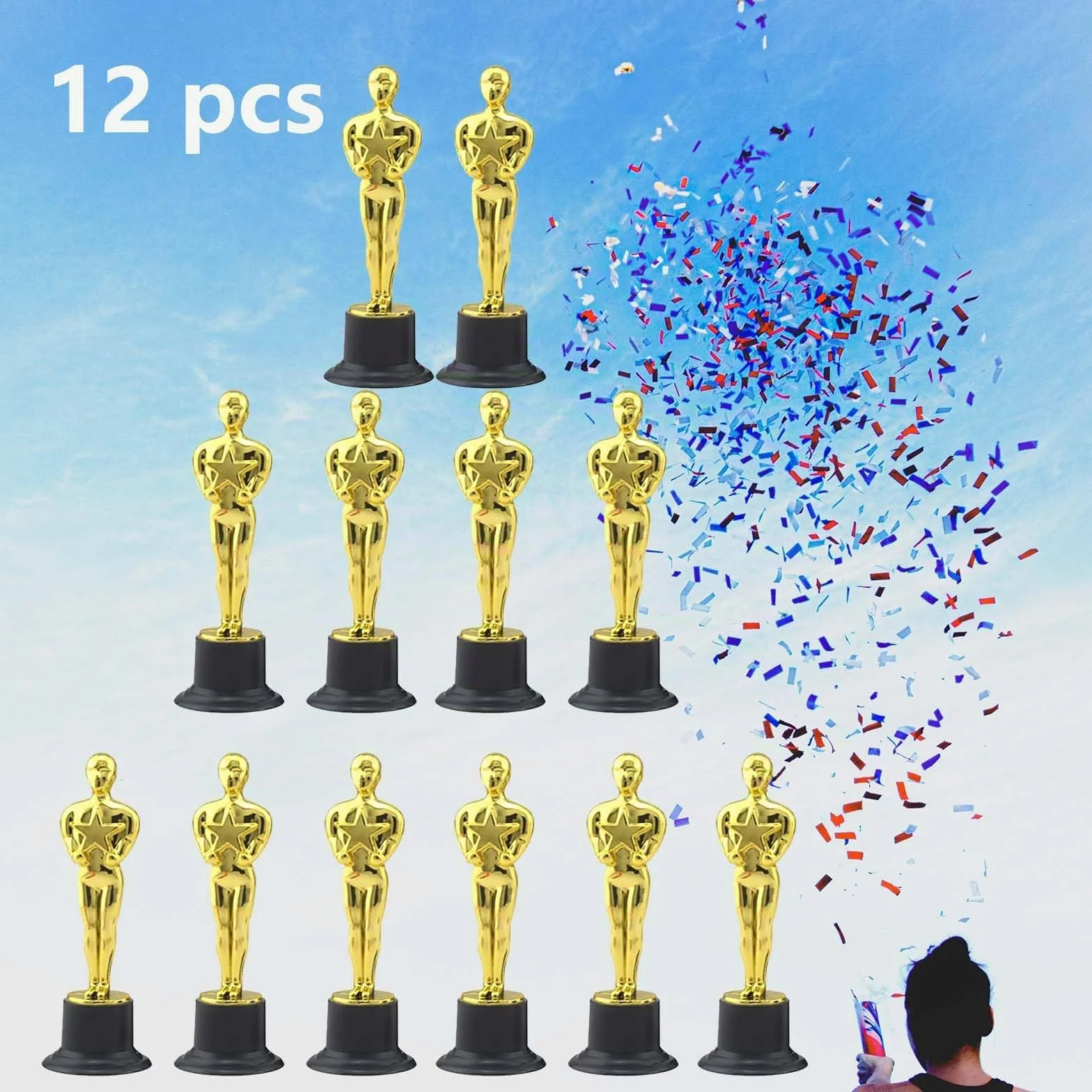 Trophée Football Personnalisable 12 Pièces pour Sports Awards