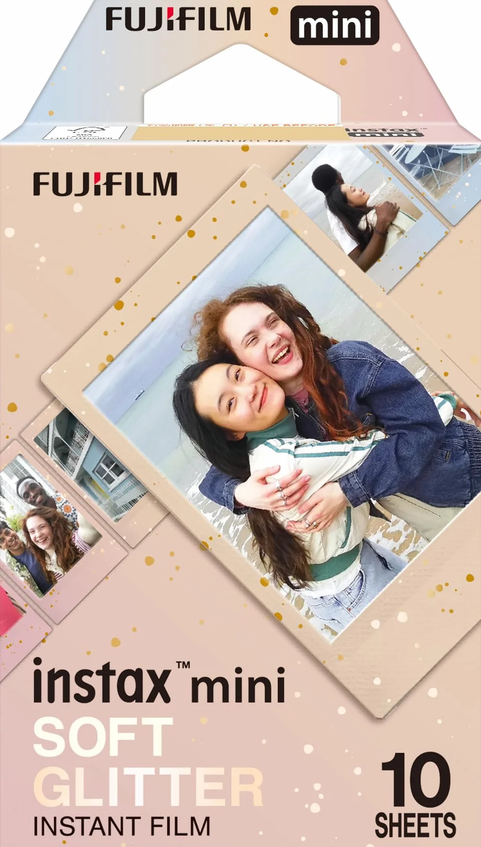 instax Mini Film, Soft Glitter, 1x10