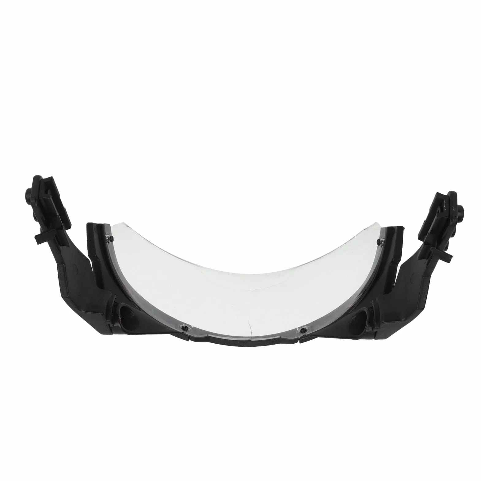 Lunettes Compatibles Casque MICH Airsoft Réglable PC Lentille Transparente Cyclisme Noir