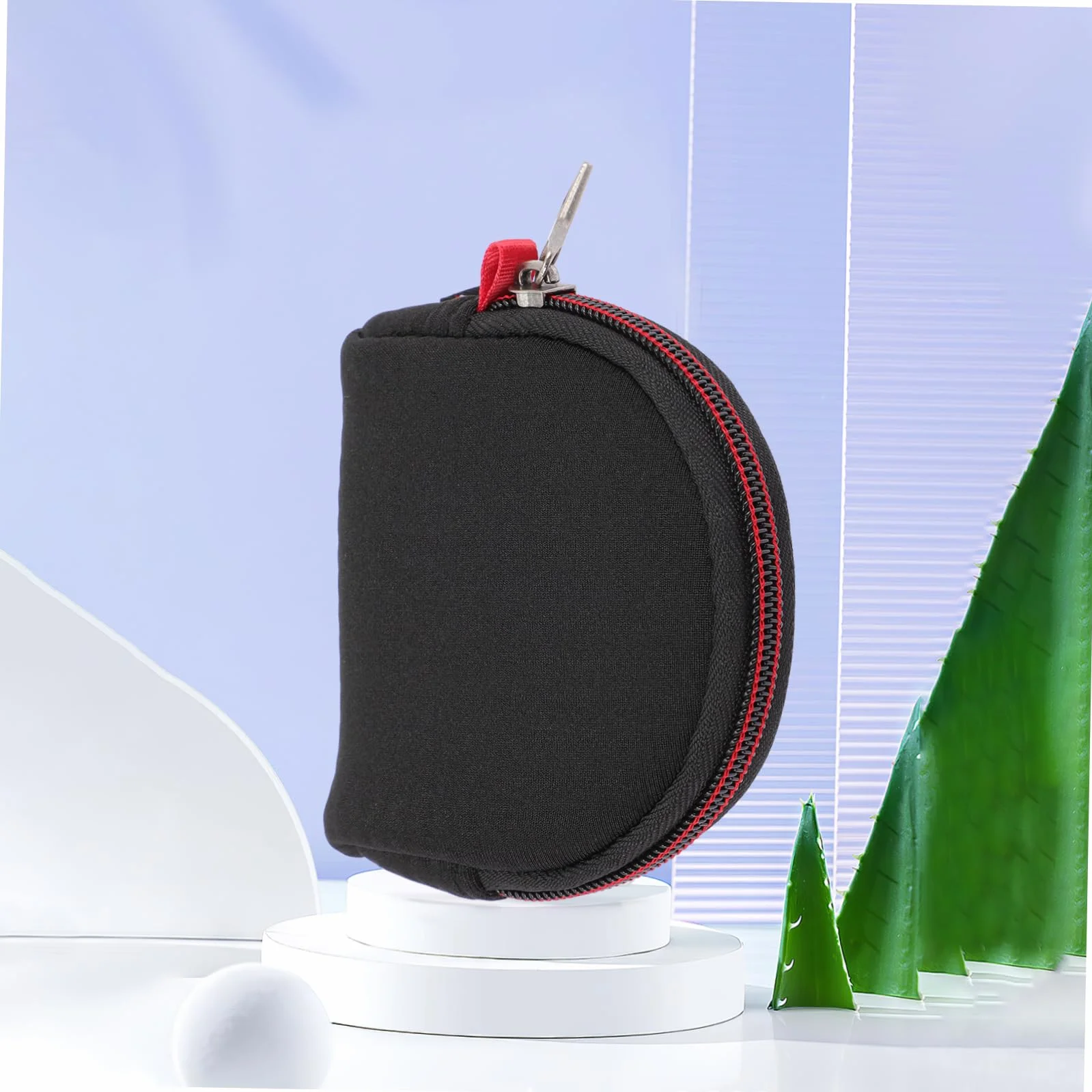 Étui Rond Léger et Pliable pour Filtre D'appareil Photo en Néoprène Plusieurs Styles Poches en Tissu Maillé pour Ranger Les Petits Accessoires Un Paquet Photo