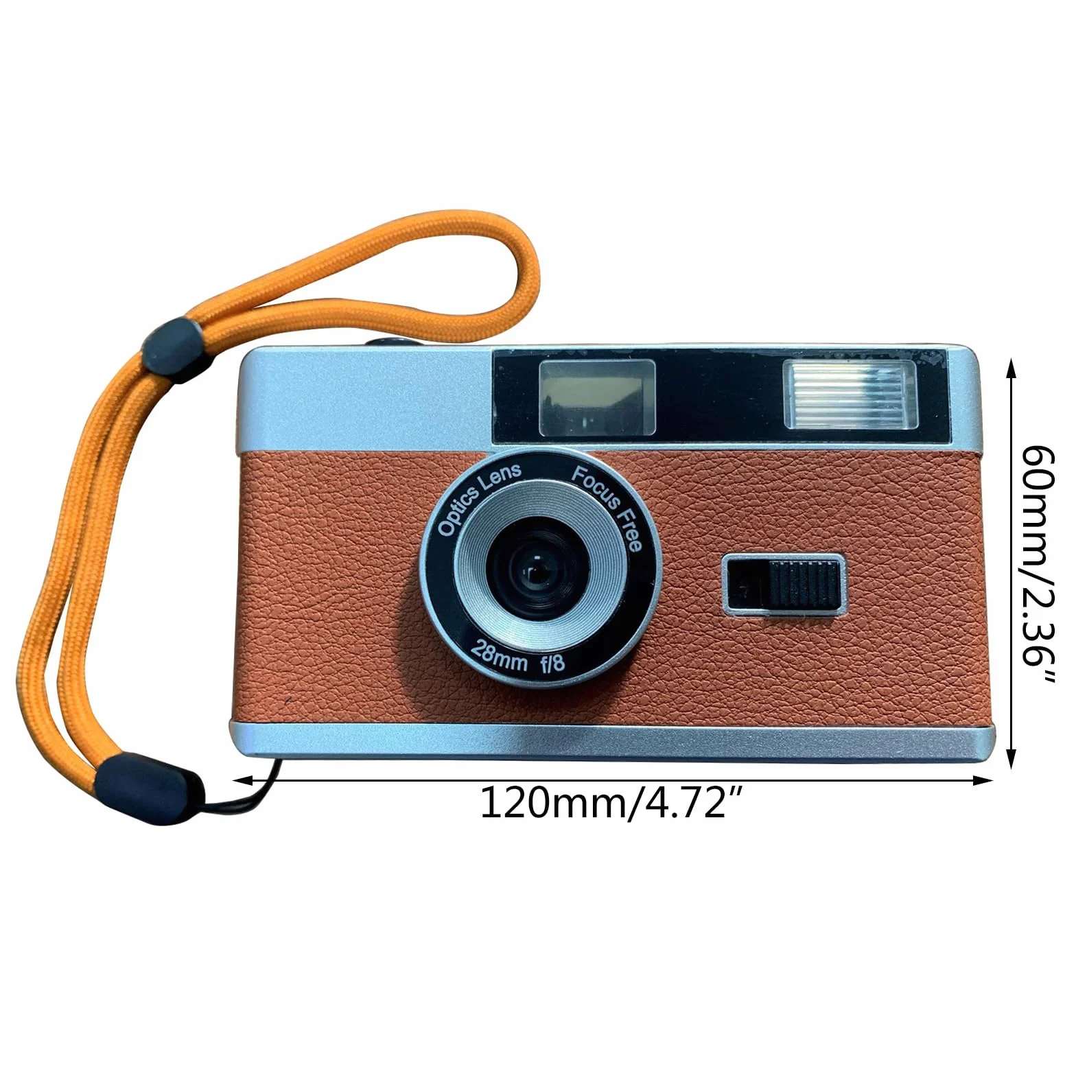 Appareil Photo à Film 35 mm de Style rétro, sans Mise au Point, réutilisable, Flash intégré, Facile à Utiliser pour Les Amateurs de Photographie
