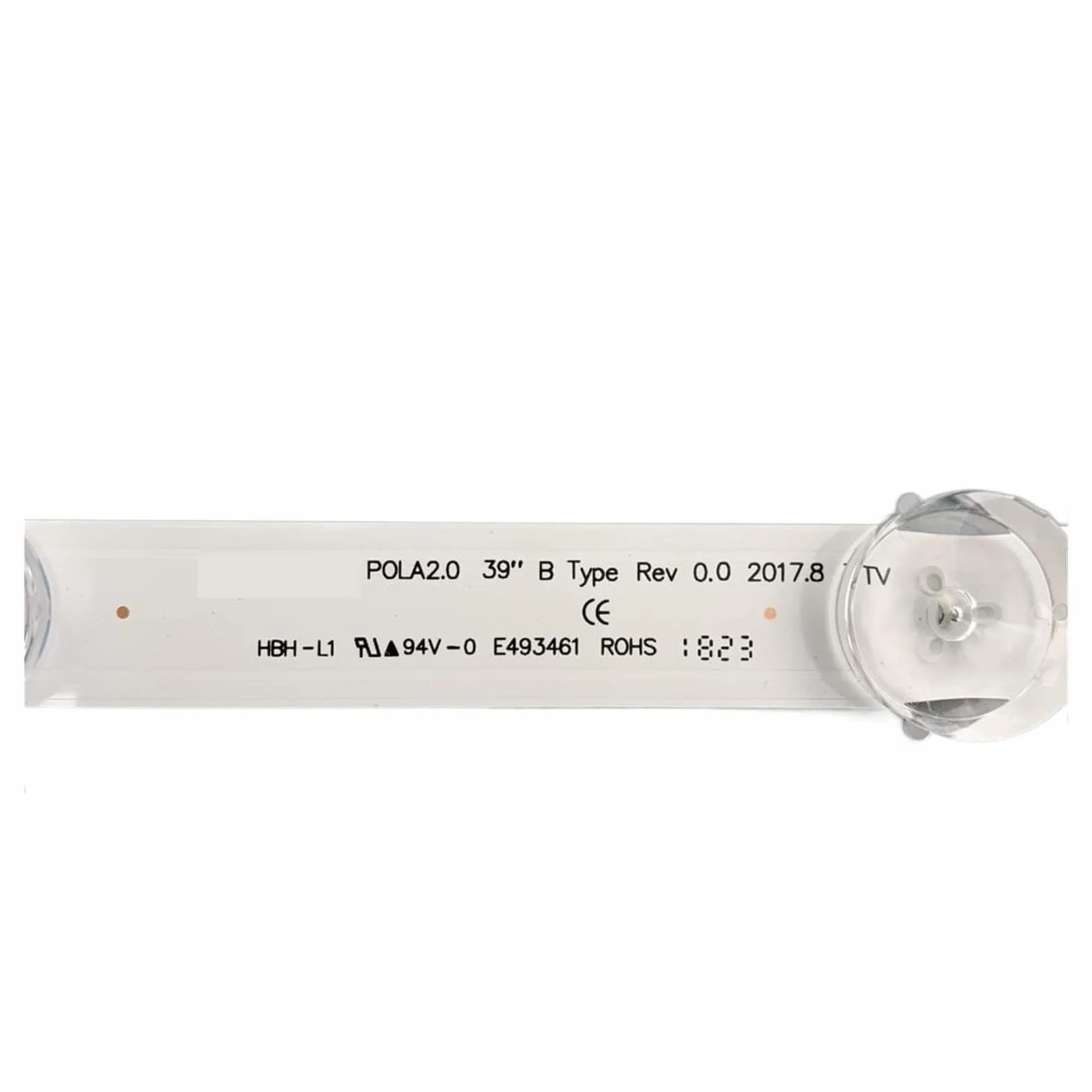 TILEZE 1 lot = 8 pièces (4A + 4B) barre de rétroéclairage LED pour TV HC390DUN-VCFP1-21X 39LN5400 39LA6200 convient pour LG Innotek POLA 2.0 POLA2.0 39" A/B Type