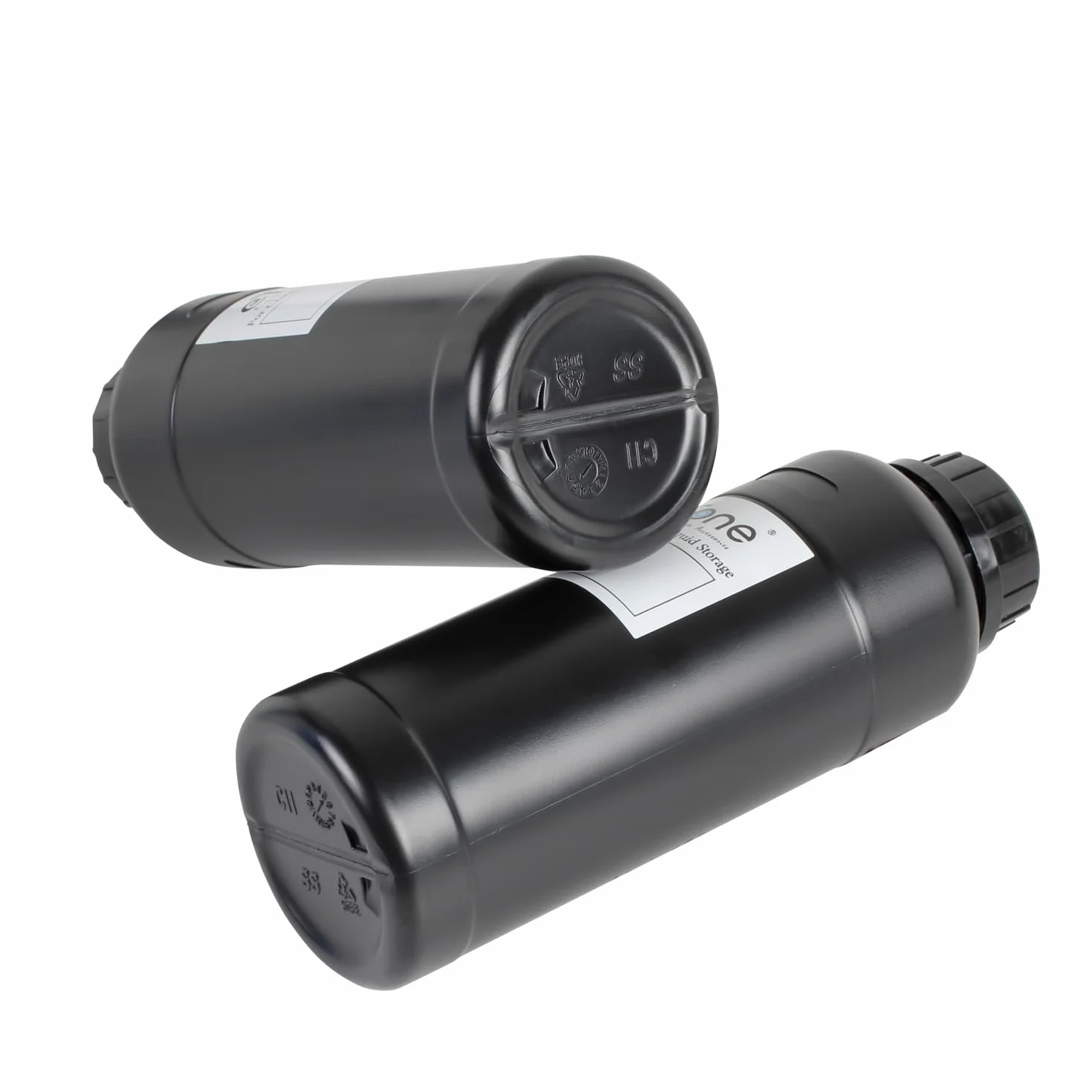 3X 500ml Bouteille en Plastique de Stockage de Produits Chimique de Laboratoire Chambre Noire pour développement de Films. (3X Noir)