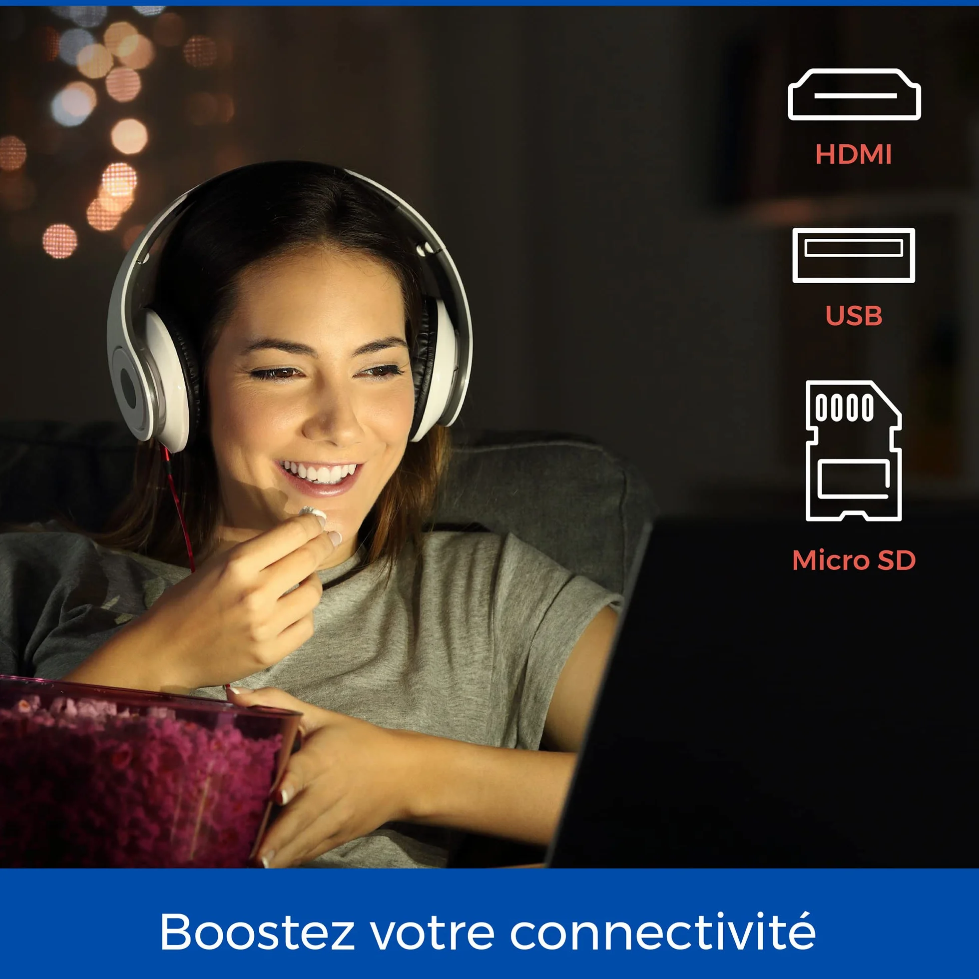 Téléviseur de voyage Cello 14 pouces 12volts, avec batterie intégrée, câble d'alimentation et chargeur de voiture : avec HDMI, USB, fente micro-SD et prise casque : parfait pour les véhicules à moteur