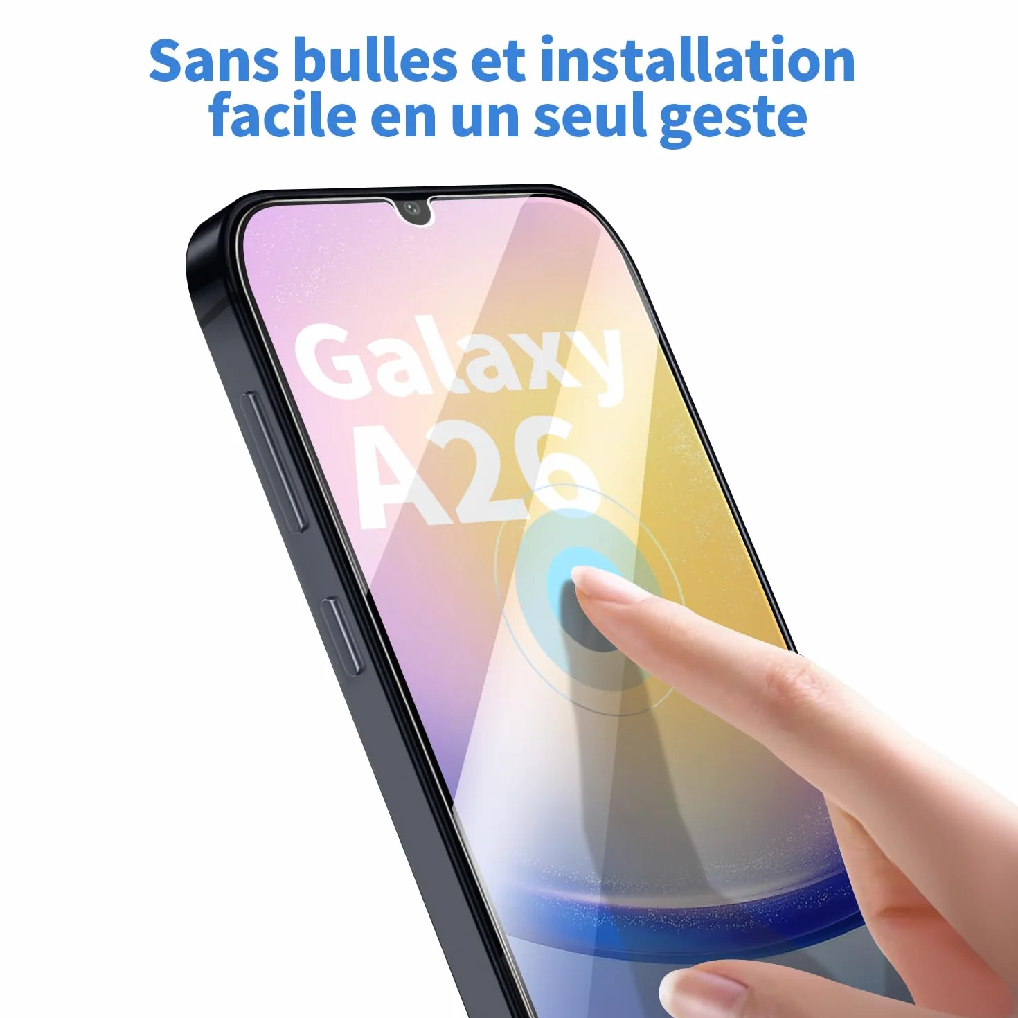 [Lot de 3 Verre Trempé pour Samsung Galaxy A17 / A16 / A26 5G | Film Protection Haute Transparence,[Anti-Rayures], [Sans Bulles], [Installation Facile], Ultra Résistant Dureté 9H Glass