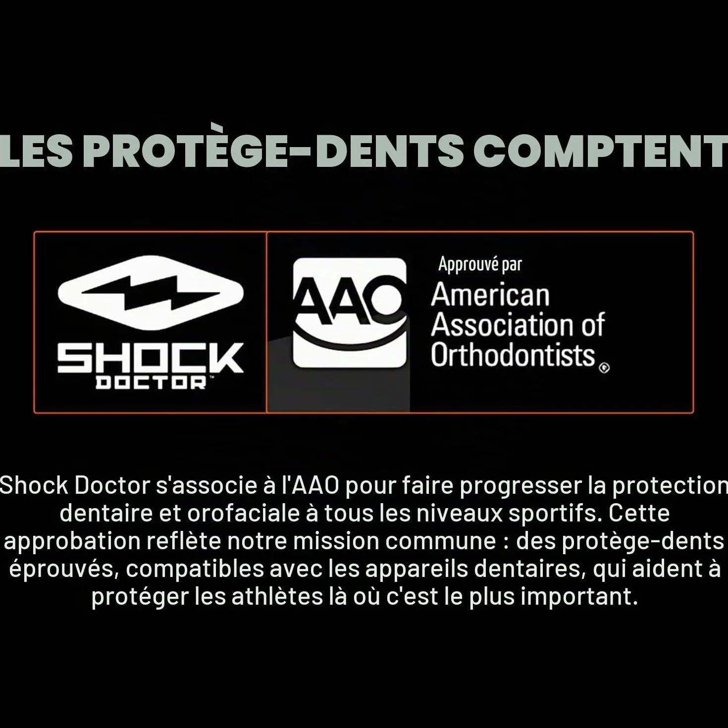 Shock Doctor Protège Dents pour Appareils Braces Enfants Rugby MMA Boxe Lacrosse Basketball Sports de Contact
