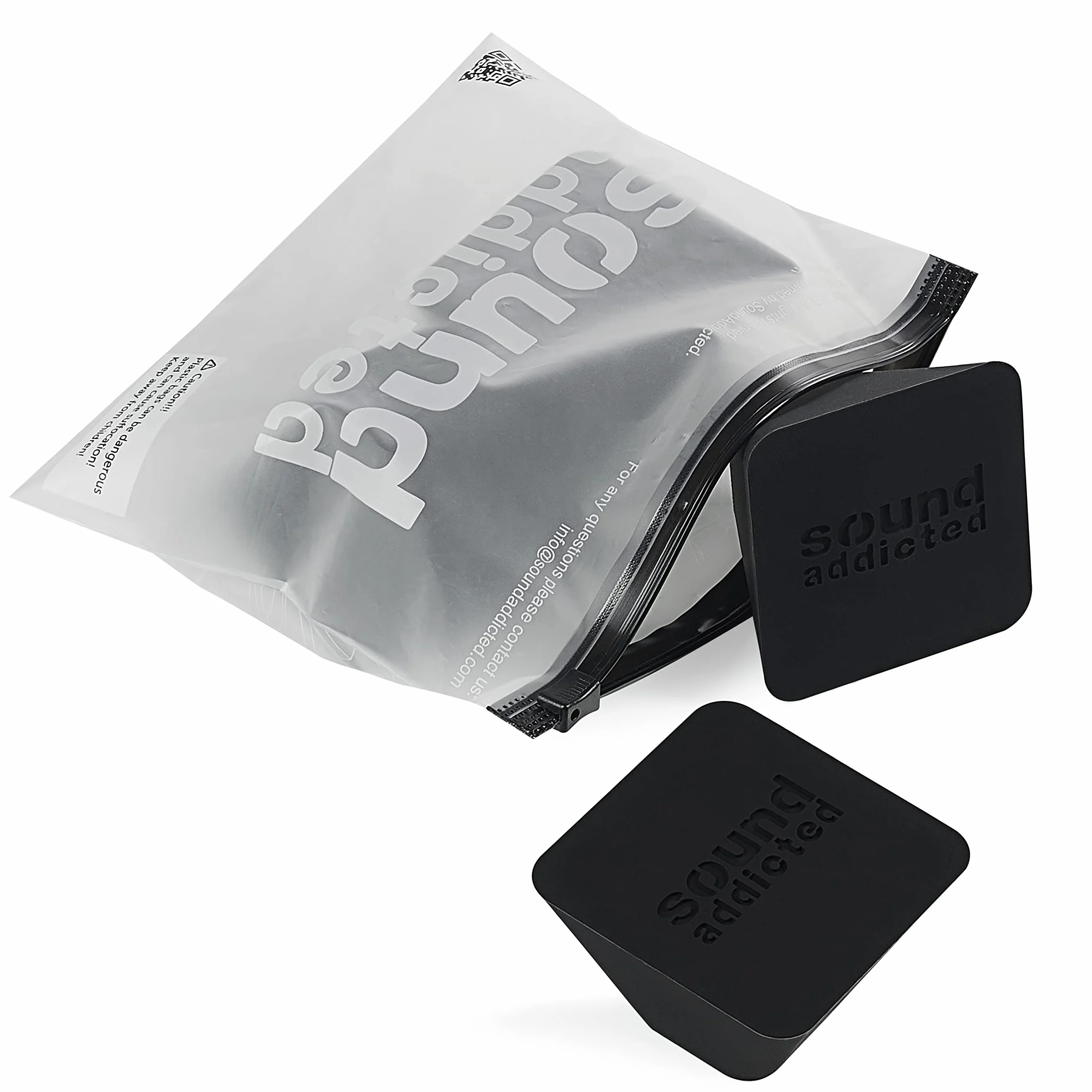 Sound Addicted Lot de 4 Pieds d'isolation pour Caisson de Basses et Haut-parleurs, Peuvent Supporter jusqu'à 45,4 kg - Non adhésifs