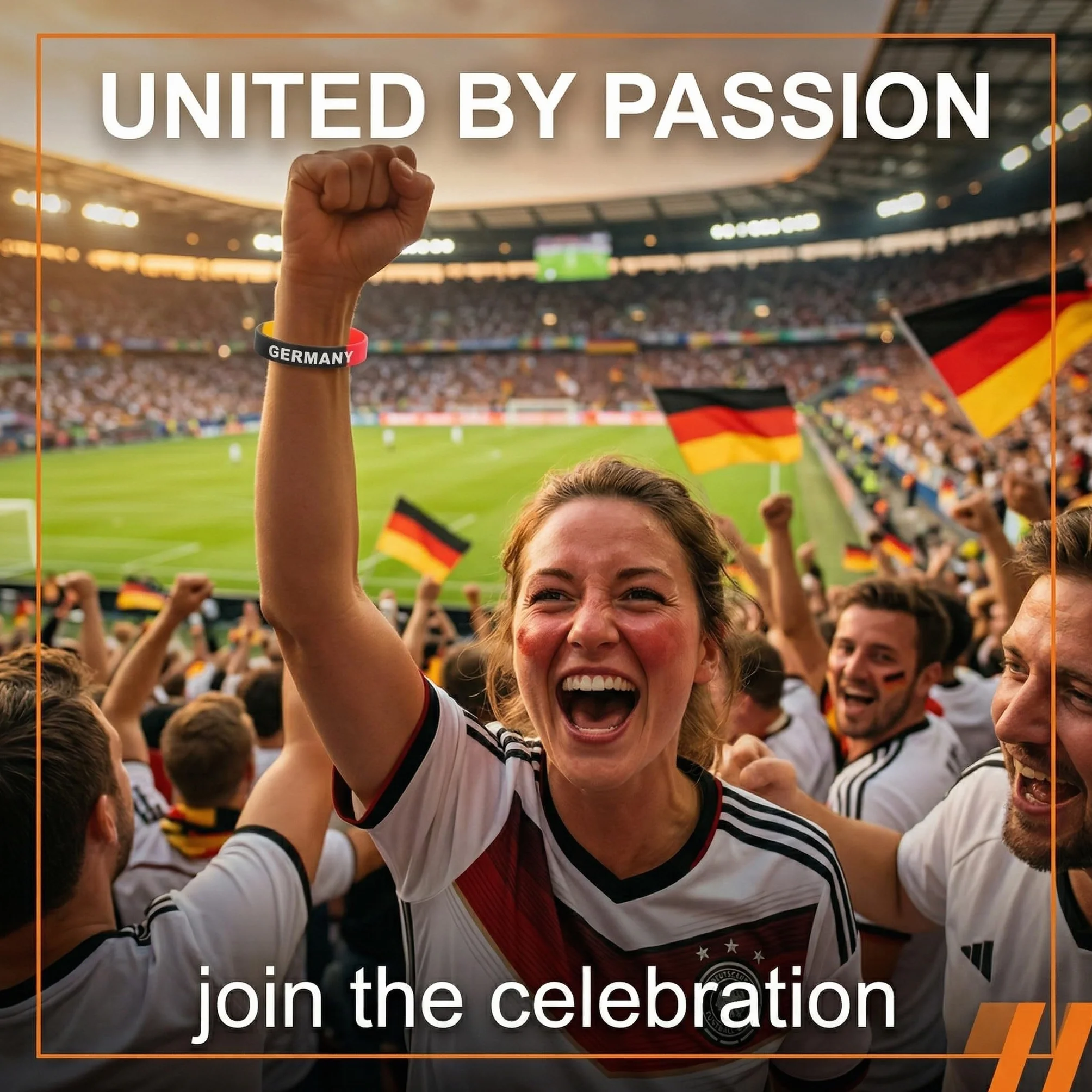 Bracelets en silicone Allemagne 2026 Coupe du monde supporter football sport souvenirs robustes durables