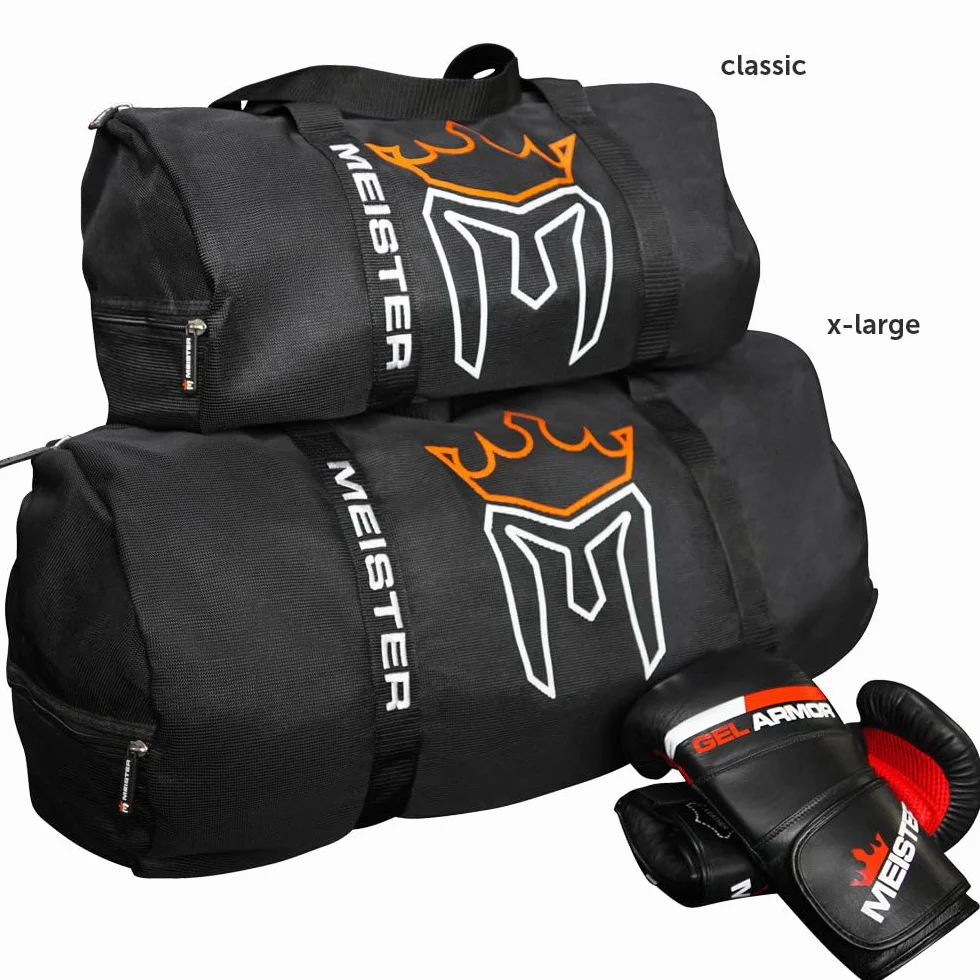 Meister Sac de Sport Respirant Classic en Mesh à Mailles Noir