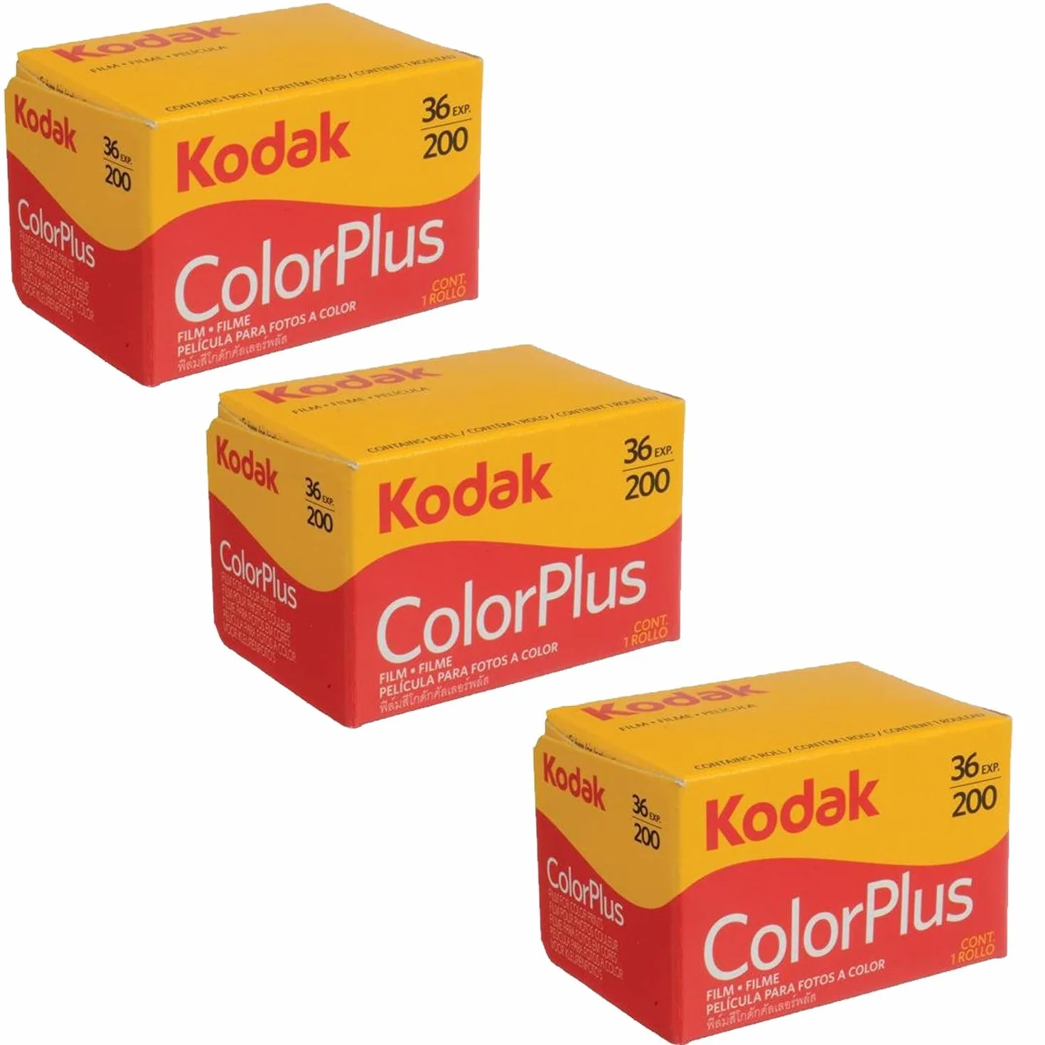Kodak Film colorplus 200 (Lot de 3)