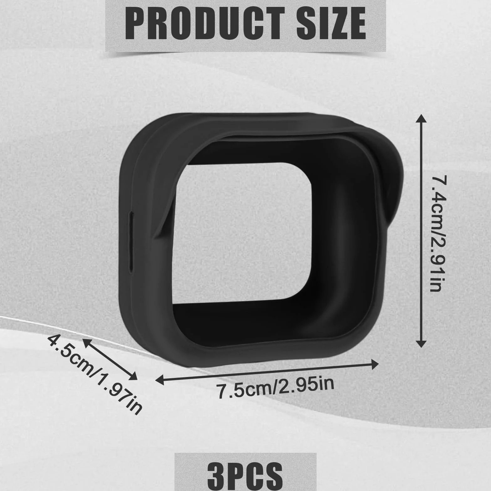 PEUTIER 3pcs Cache Caméra pour Blink Outdoor 4 la Toute Nouveau(4e Génération), Imperméabiliser Caméra de Sécurité Coque en Silicone Blink Camera Cover pour Intelligente (Noir)