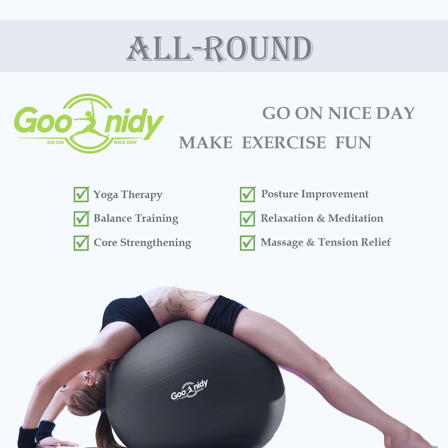 Gros Ballon Grossesse Gonflable Swiss Ball Chaise Femme Enceinte Pilates Gym Yoga Fitness Ergonomique