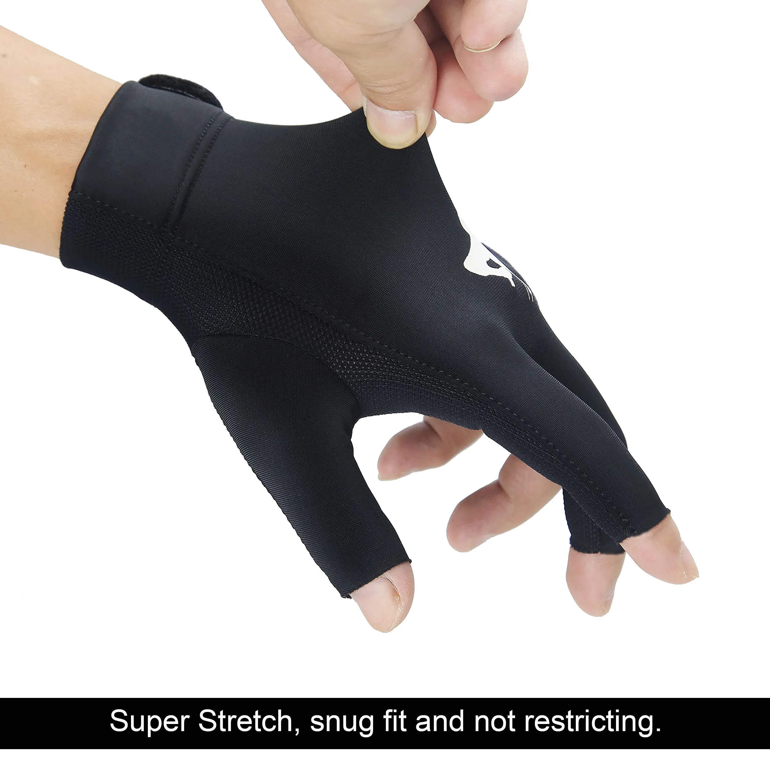 Gants de Billard Respirants à séchage Rapide pour Tir