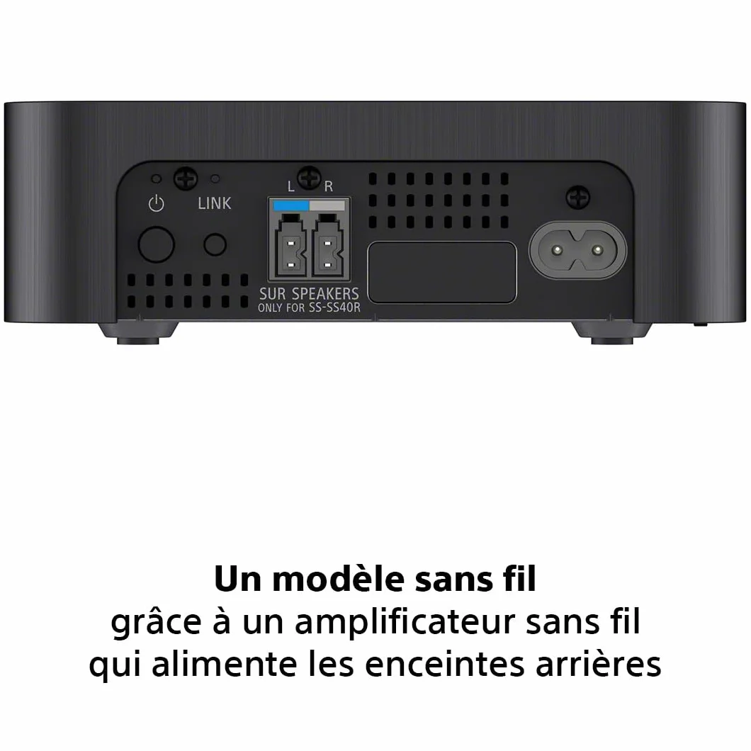 Sony HT-S40R Barre de Son 5.1ch Home Cinéma sans Fil Noir