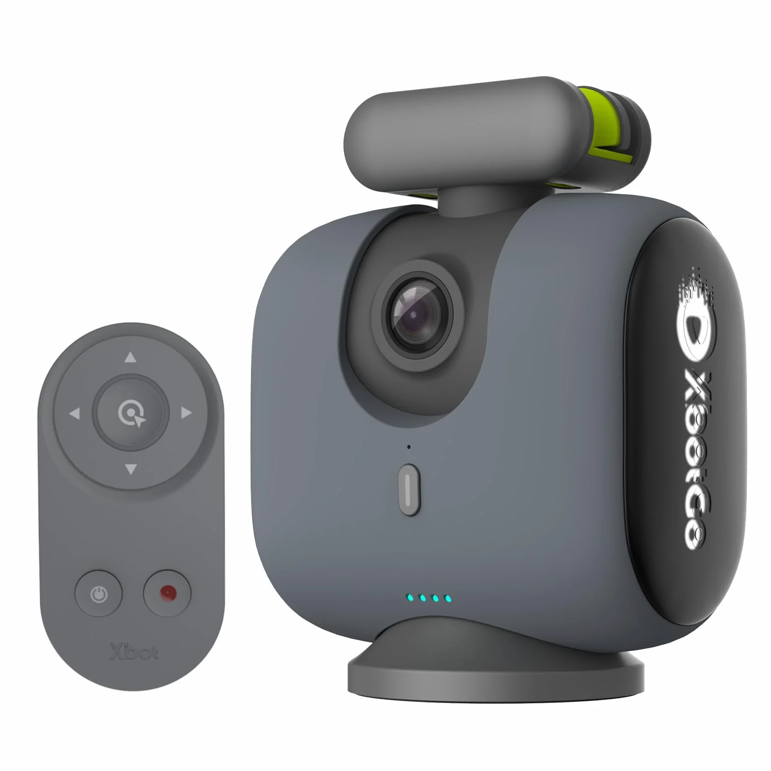 XbotGo Chameleon Caméra d'action Sport 4K 60FPS - SuiviFootball & Enregistrement Basket pour Sports Collectifs, Diffusion Live, Installation Facile, Compatible iOS & Android (Graphite Lave)