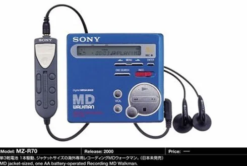 Sony MZ-R70/S Lecteur MiniDisc Portable Argent
