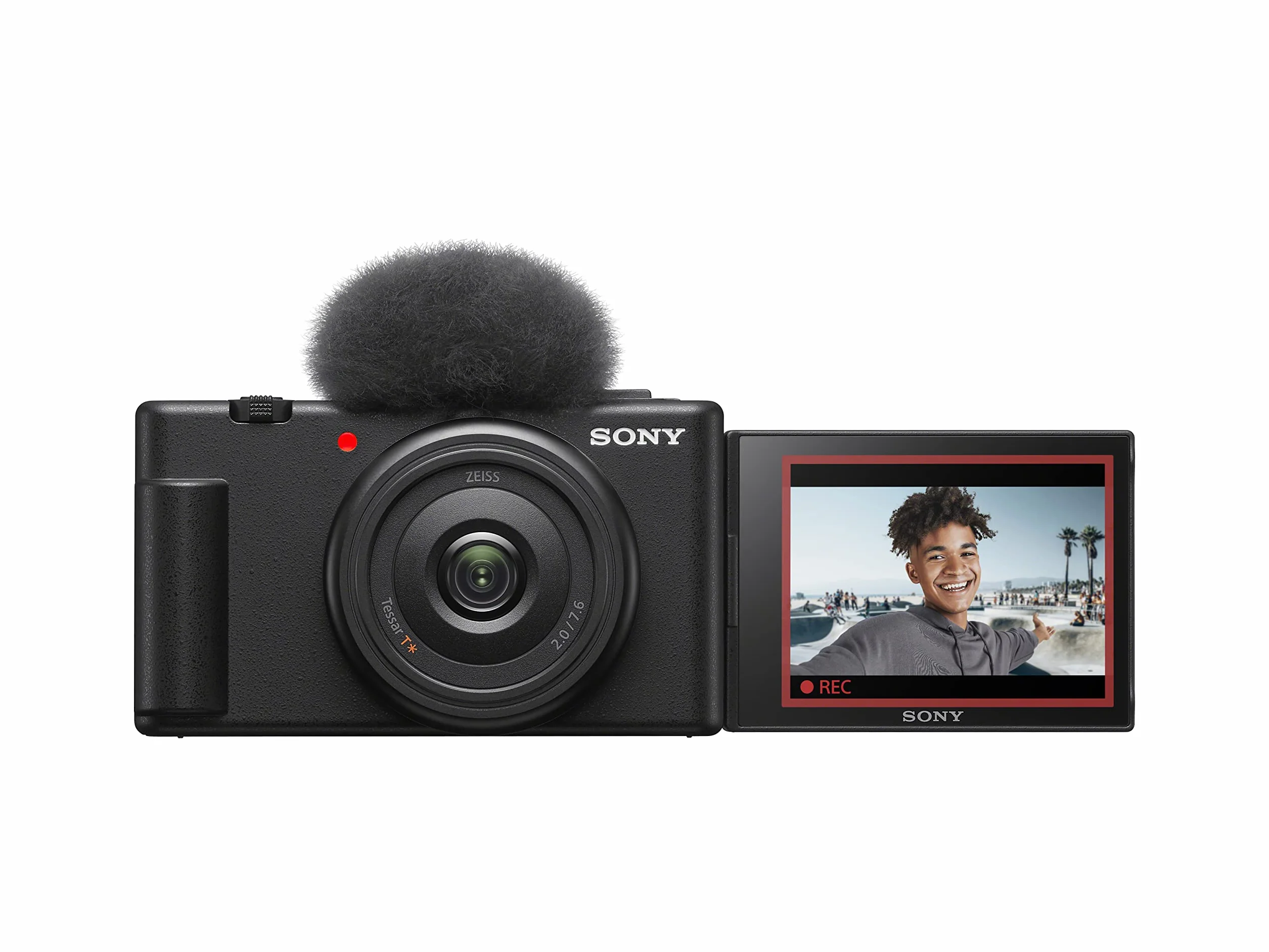 Sony ZV-1F | Appareil Vlog - Appareil photo numérique - écran orientable, vidéos 4K, ralenti, fonctions vlog - Noir