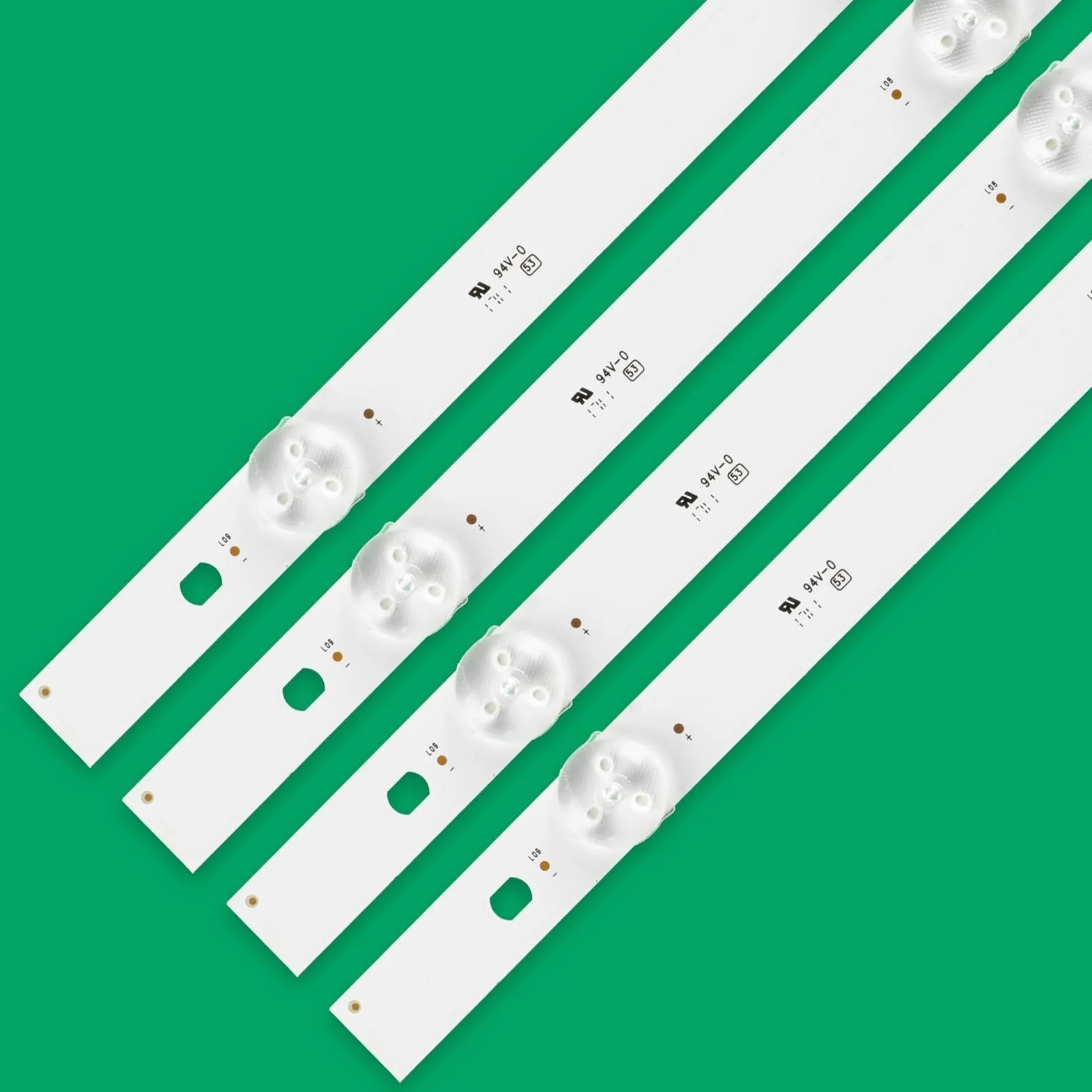 Kit 8 pièces Bande de rétro-éclairage LED for LG 49UJ630V 49LJ550M 49LJ5500 49LG594V NC490DUE-AAFX1-41CA GAN01-1294A-P1 GAN01-1295A-P1