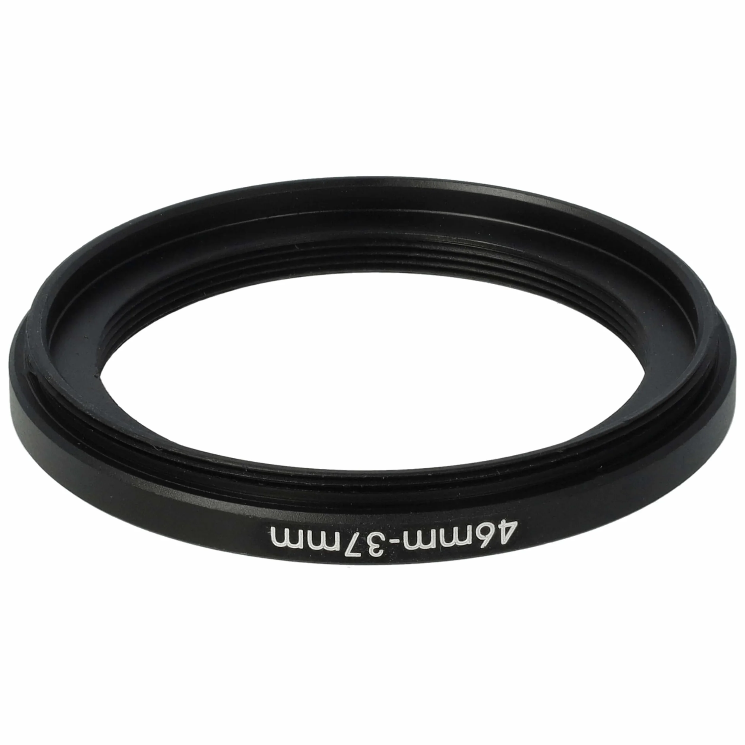 vhbw Bague d'adaptation de Filtre Step-Down de 46 mm vers 37 mm pour Objectif d'appareil Photo - Réducteur, métal Noir