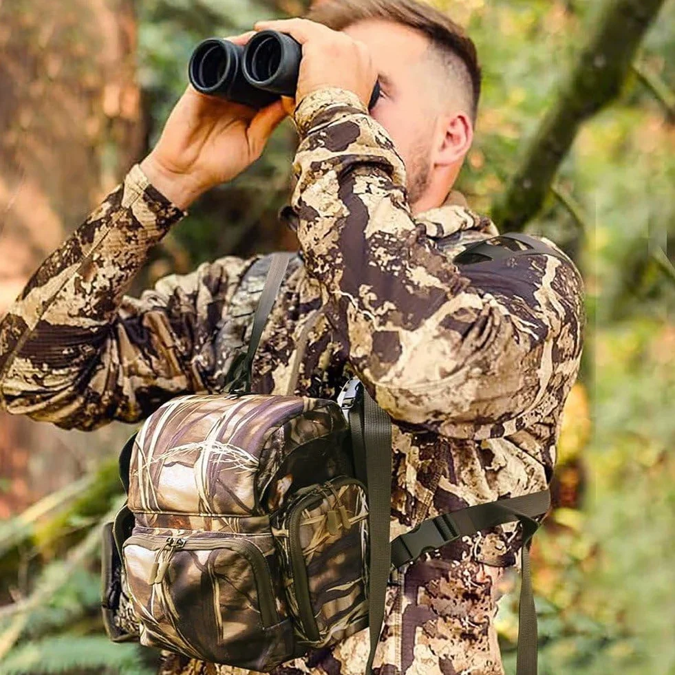 Étui De Poitrine avec Harnais pour Jumelles et Télémètre, Réglable, pour Chasse et Randonnée