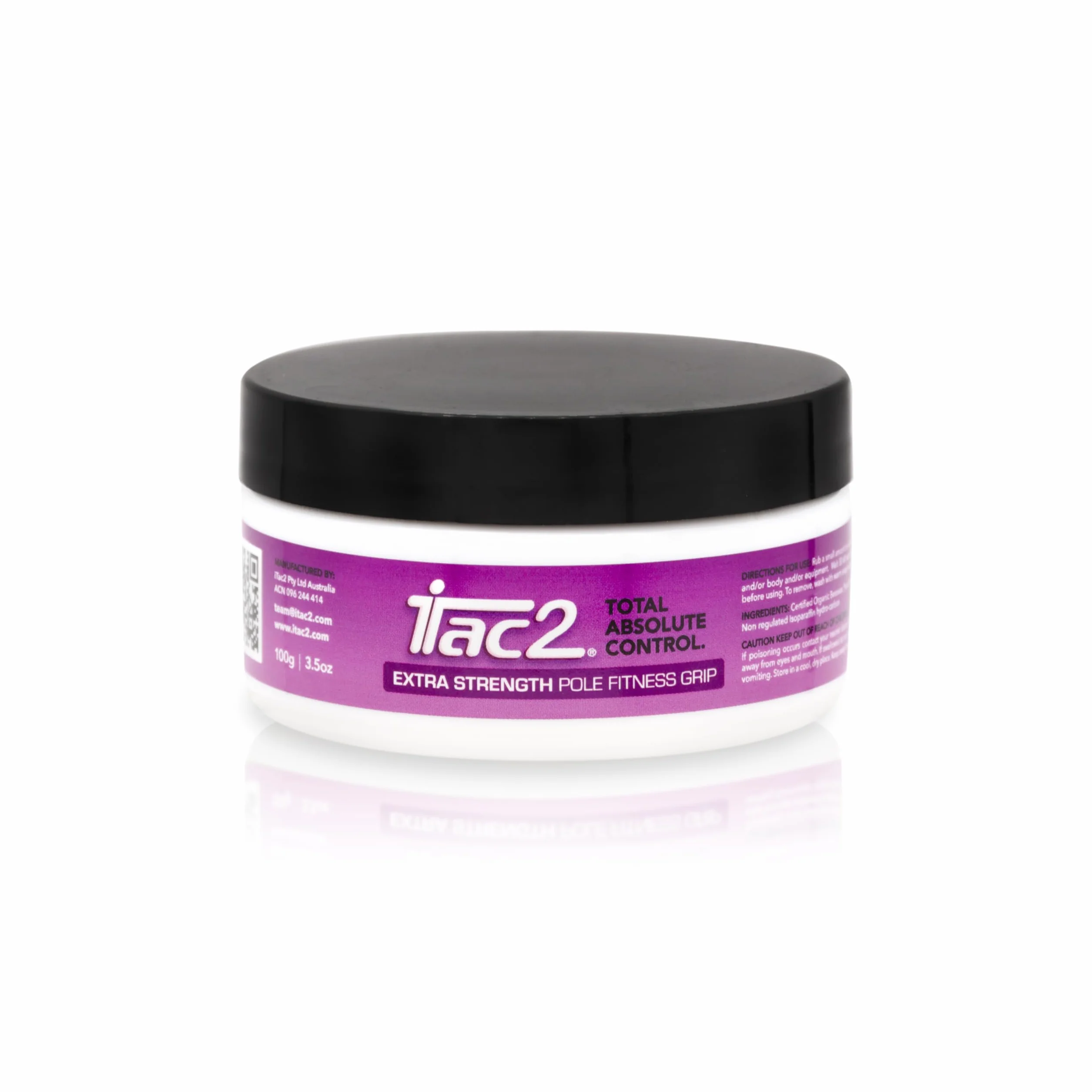 ITAC2® Poignée extra forte 100 g – Cire d'abeille longue durée pour pole dance, soie aérienne, fitness