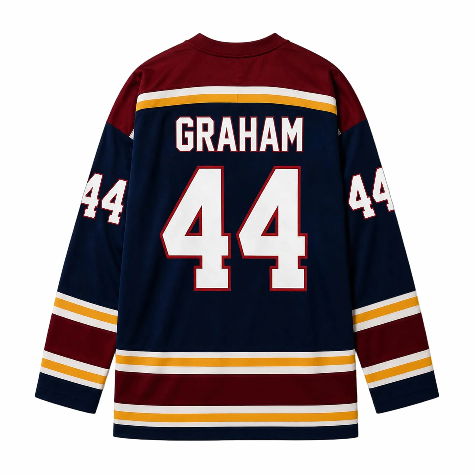 Campus Maillot De Hockey Universitaire T-Shirt Roman D'amour Vêtements Haut De Sport D'équipe Hockey Sur Glace Streetwear Amples Pour Fans