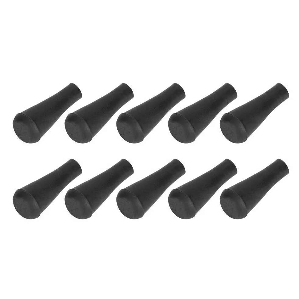 Broadhead de Remplacement Pointe de Flèche Tir à l'Arc Caoutchouc Souple 10PCS 8mm Noir