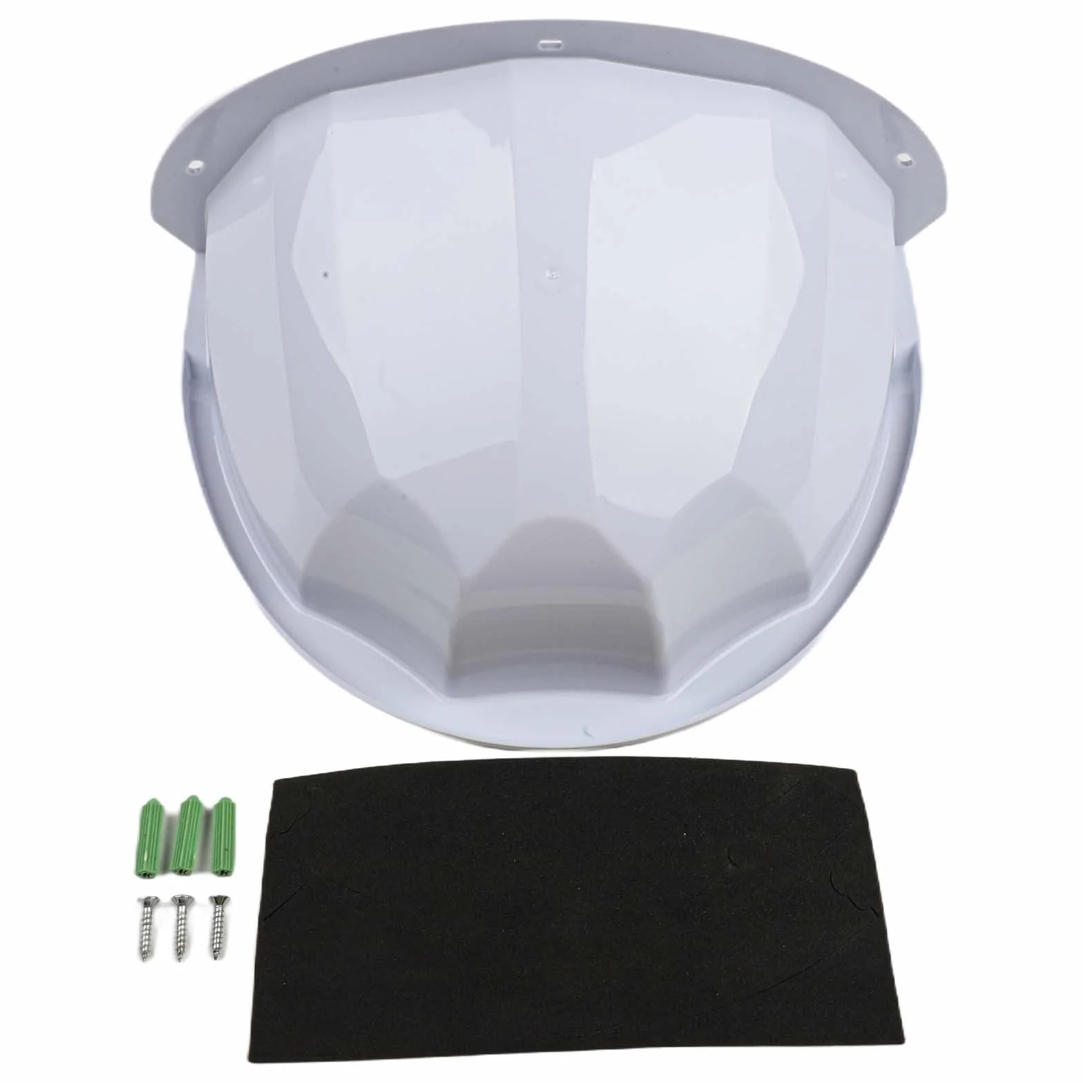 Housse de protection imperméable et résistante aux intempéries en ABS pour caméra de sécurité CCTV Blanc