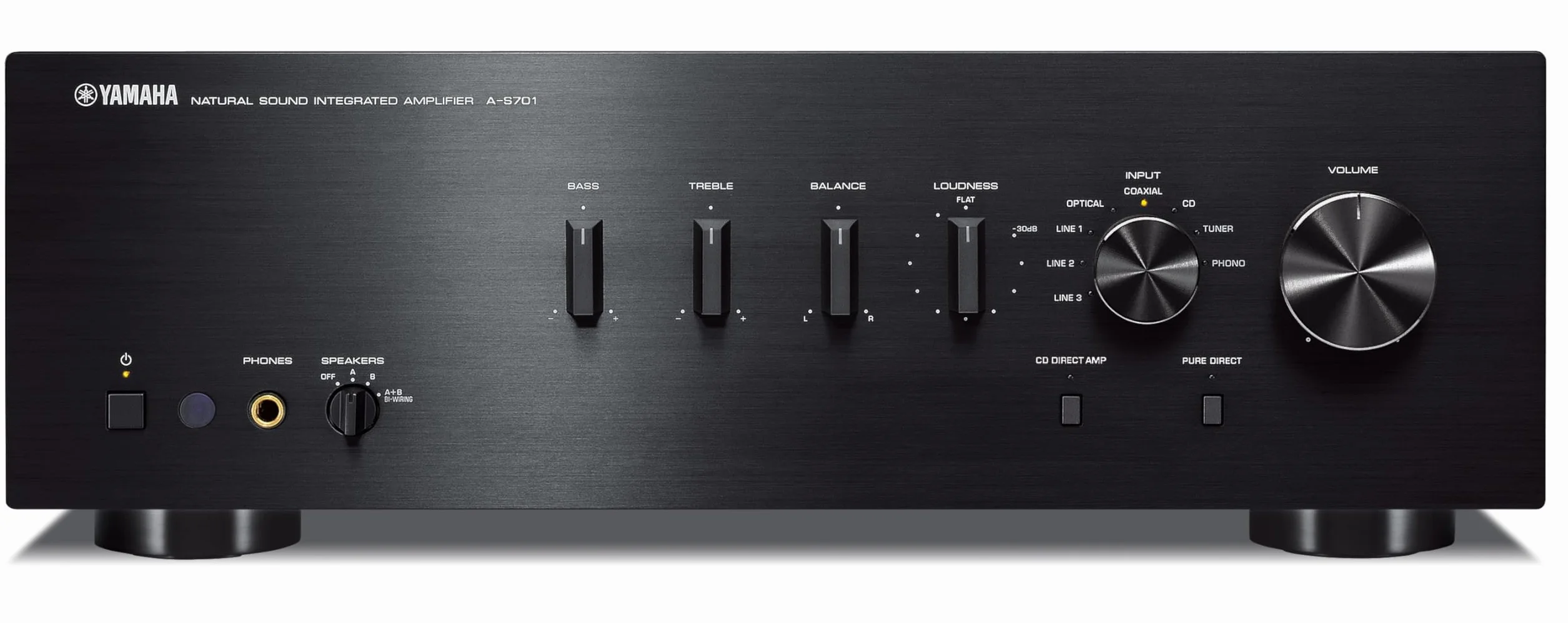 Yamaha A-S701 Amplificateur 2.0 160 W Noir
