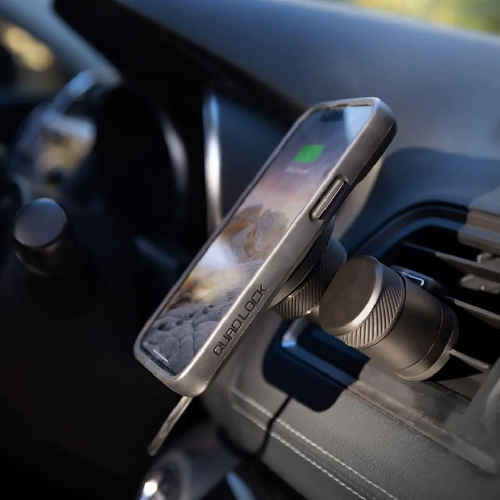 Quad Lock Évent De Voiture Support Téléphone pour iPhone, Galaxy, Pixel Et Adaptateurs Universels
