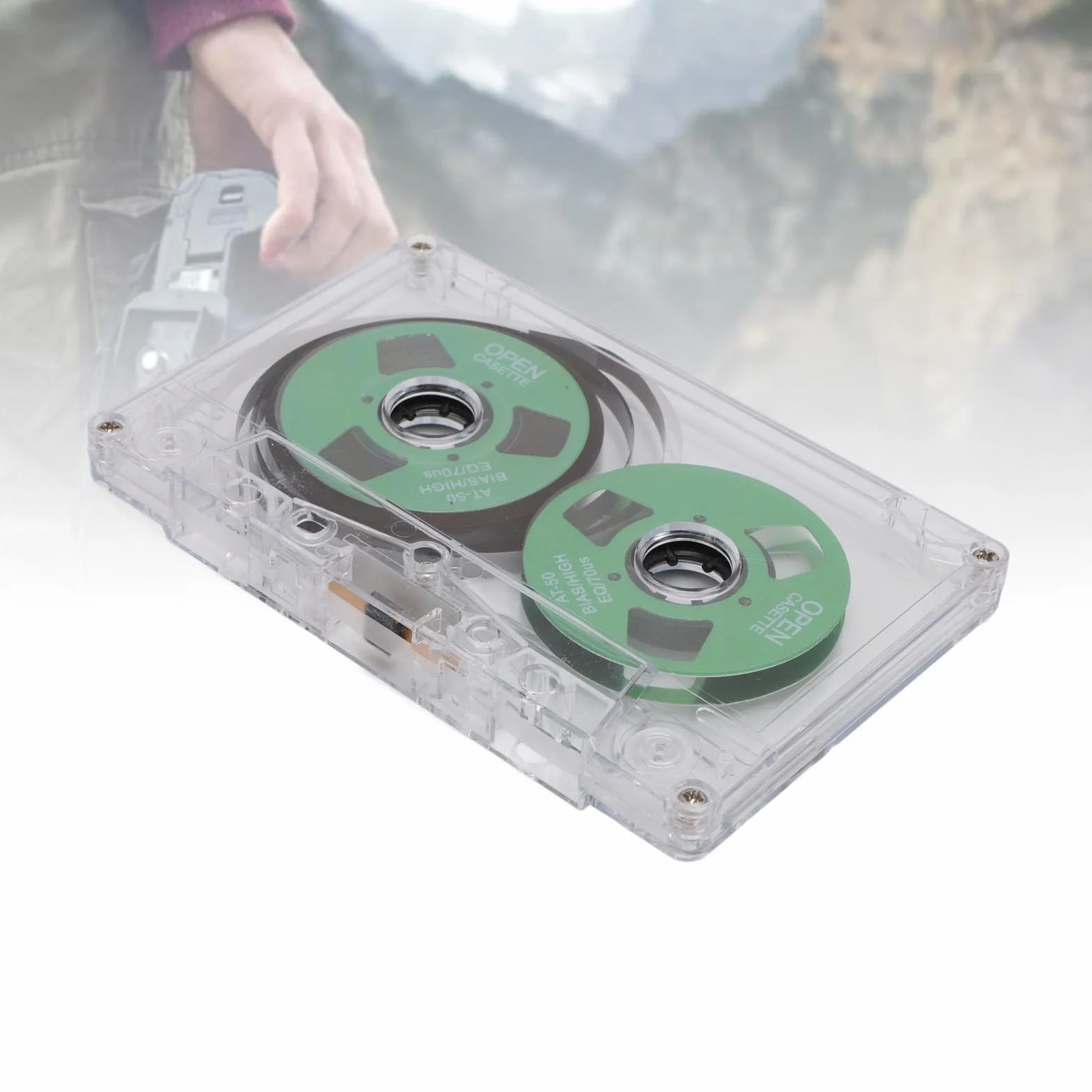Cassette Vierge Bobine à Bobine, Cassette Audio Double Face Métal 50 Min
