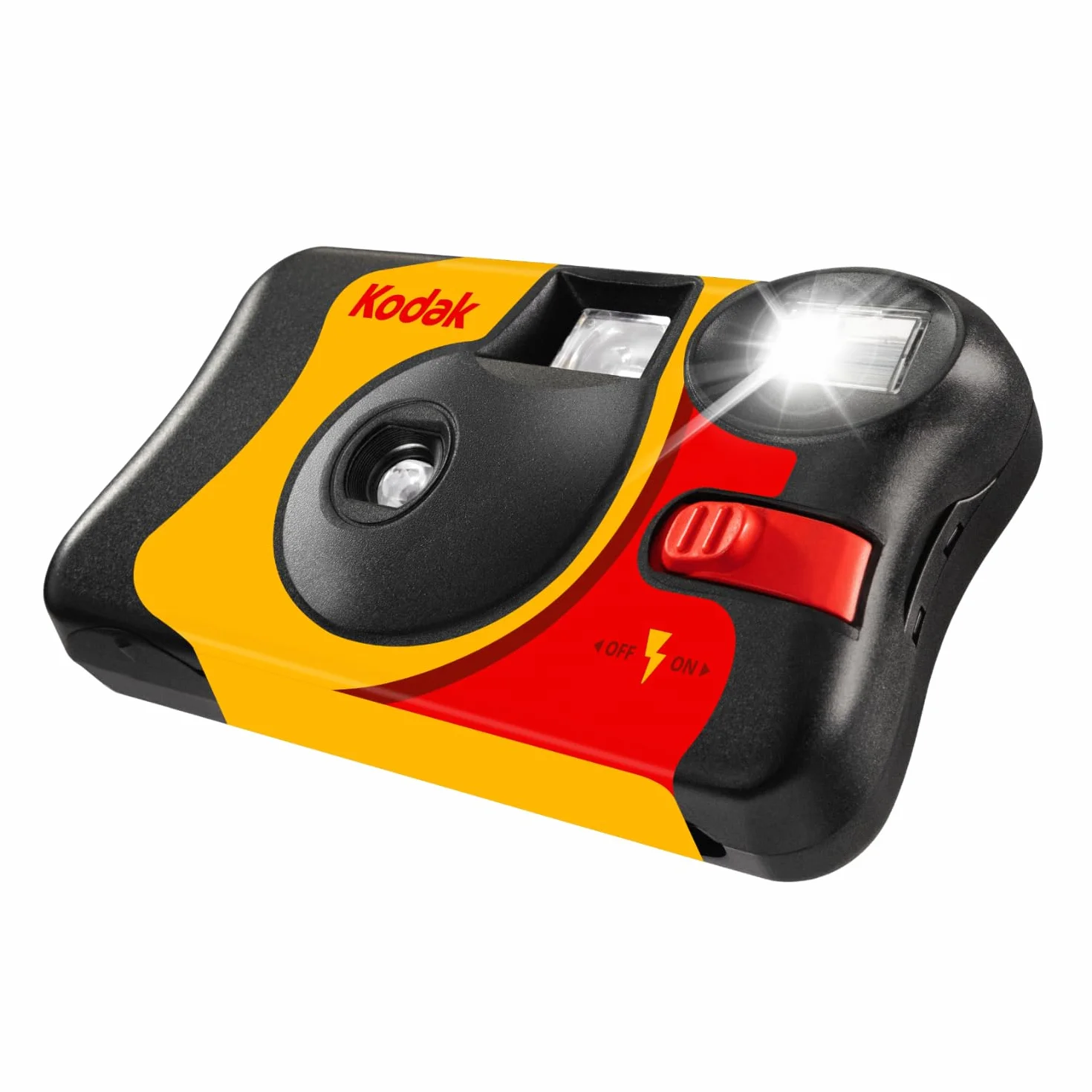 KODAK FunSaver 39 - Appareil Photo Jetable avec Flash Intégré, 39 Poses, Film Couleur 24mm ISO 800, Idéal pour Photos Spontanées, Voyages, Mariages et Moments Inoubliables