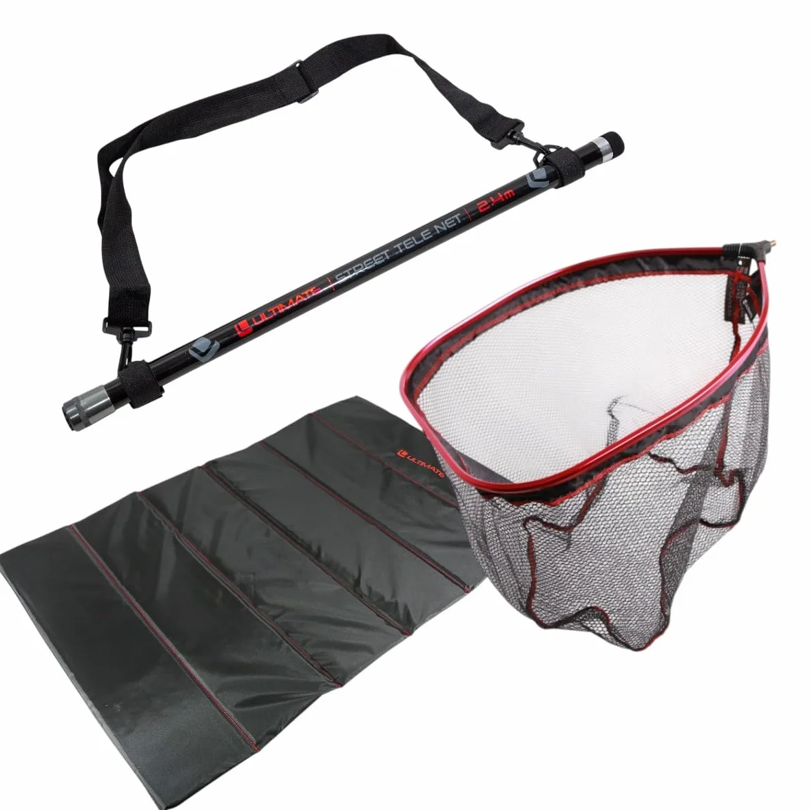 Ensemble Ultimate Predator Streetfishing Épuisette 4.00m + Tapis De Réception