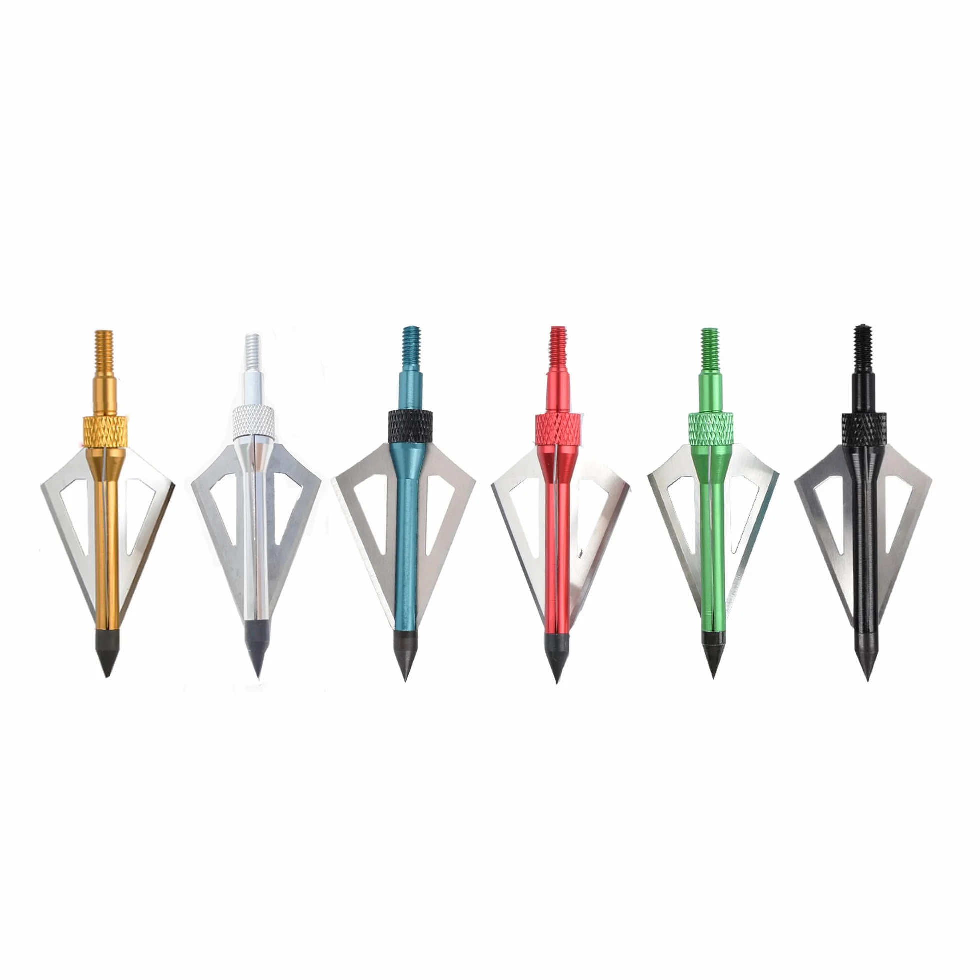 Pointes de Flèches 100 Grain Broadheads Tir à l'arc Conseils avec Boîte Chasse