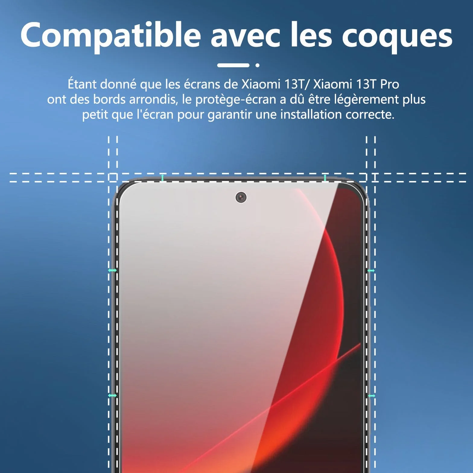 Xiaomi 13T Pro Verre Trempé 0,33mm 9H Film Protection écran Lot de 3
