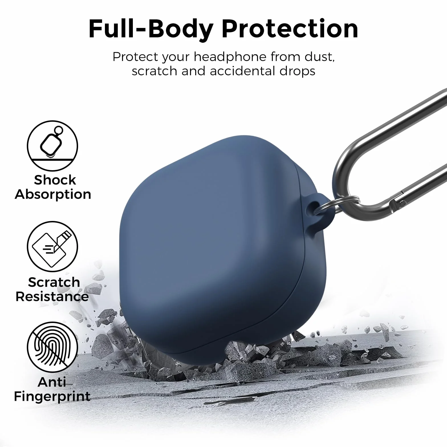 AhaStyle Coque Samsung Galaxy Buds4 Pro (2026) Silicone Étui Protection Anti-Rayures Charge sans Fil