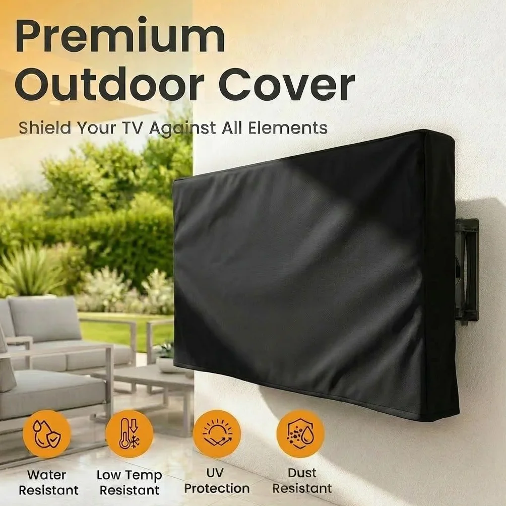 KHOMO Housse de protection universelle résistante aux intempéries pour téléviseurs LCD LED 46''-48''
