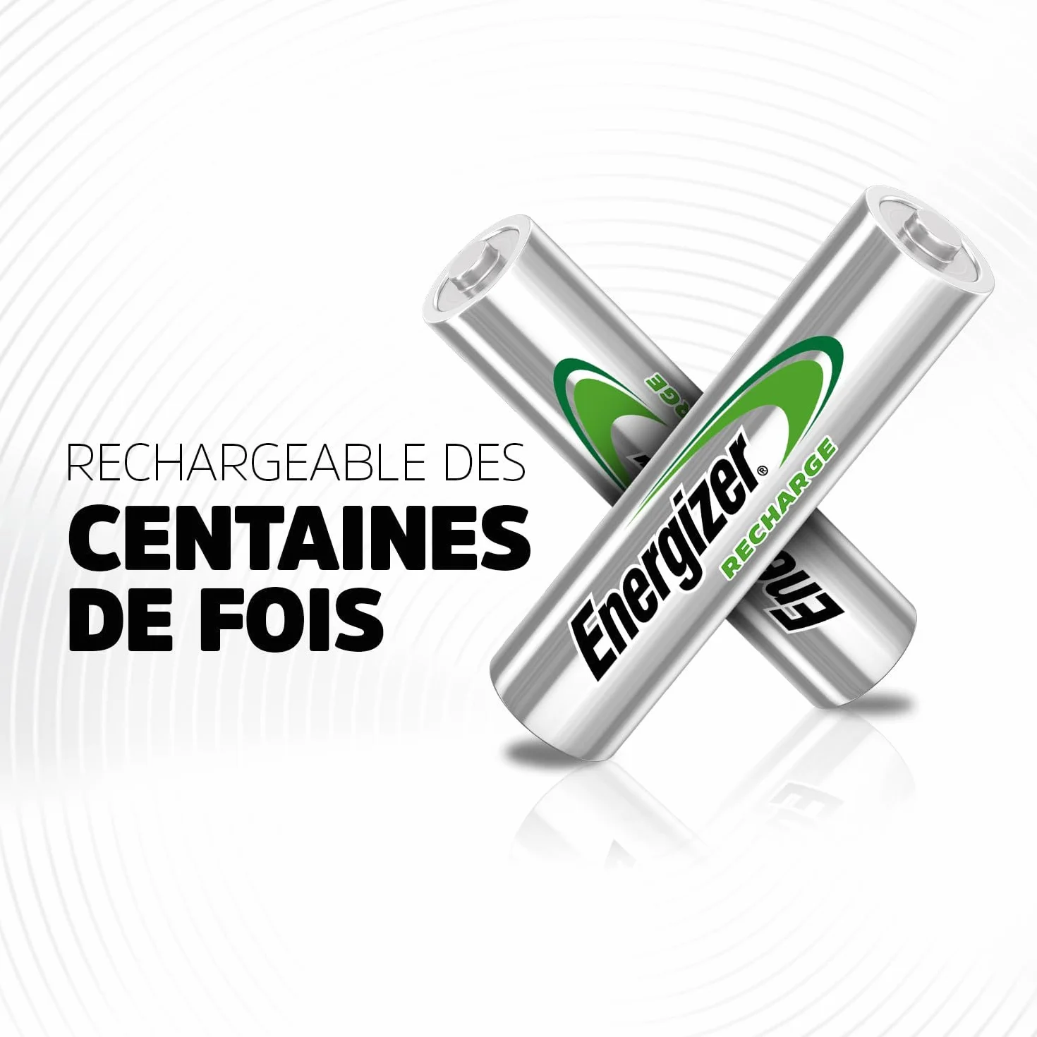Energizer Recharge Extreme AAA 800 mAh NiMH Lot de 4 Piles Rechargeables