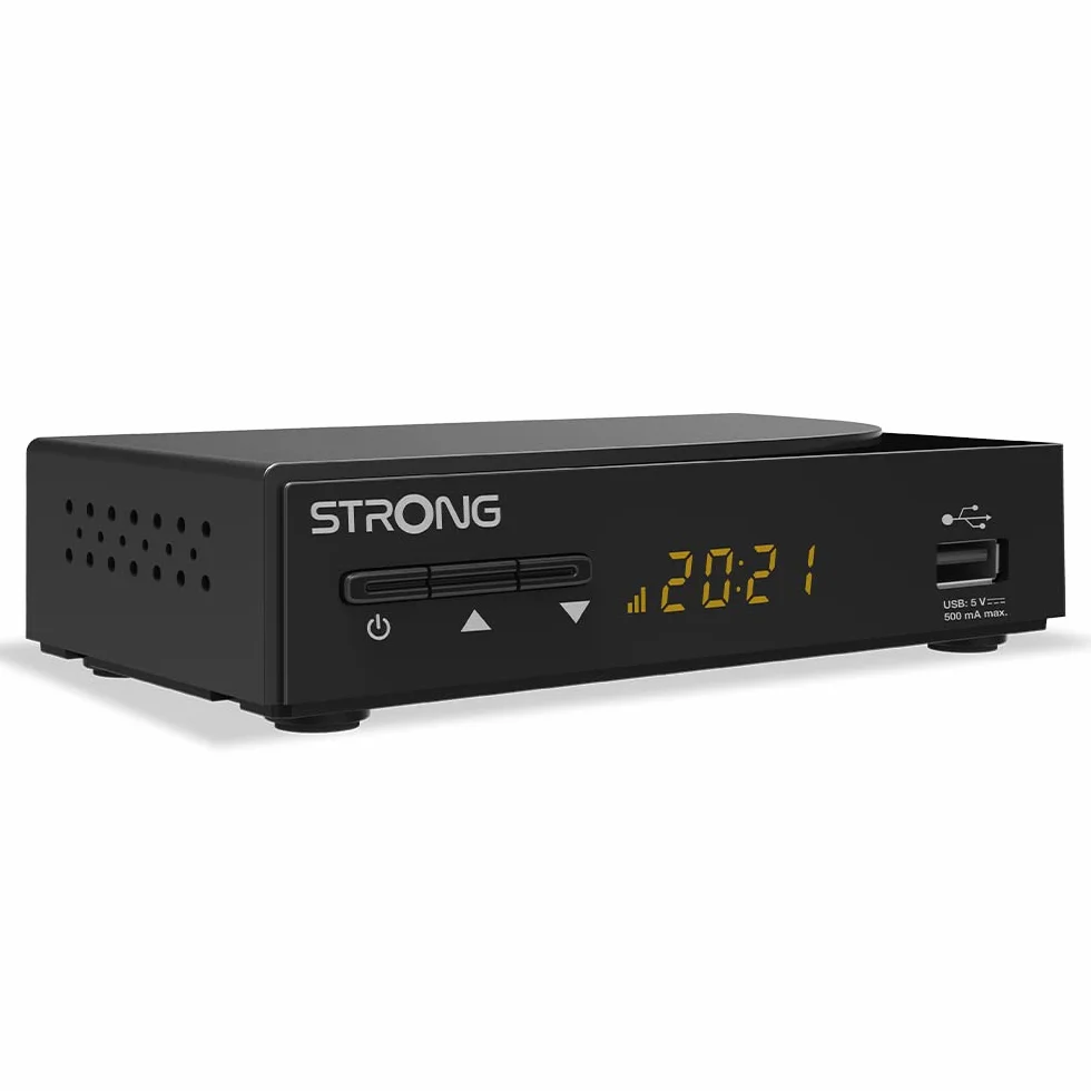 STRONG SRT 3030, récepteur de câble, récepteur de câble HD numérique, DVB-C, fonction d'économie d'énergie, USB, Dolby Audio, sécurité enfant