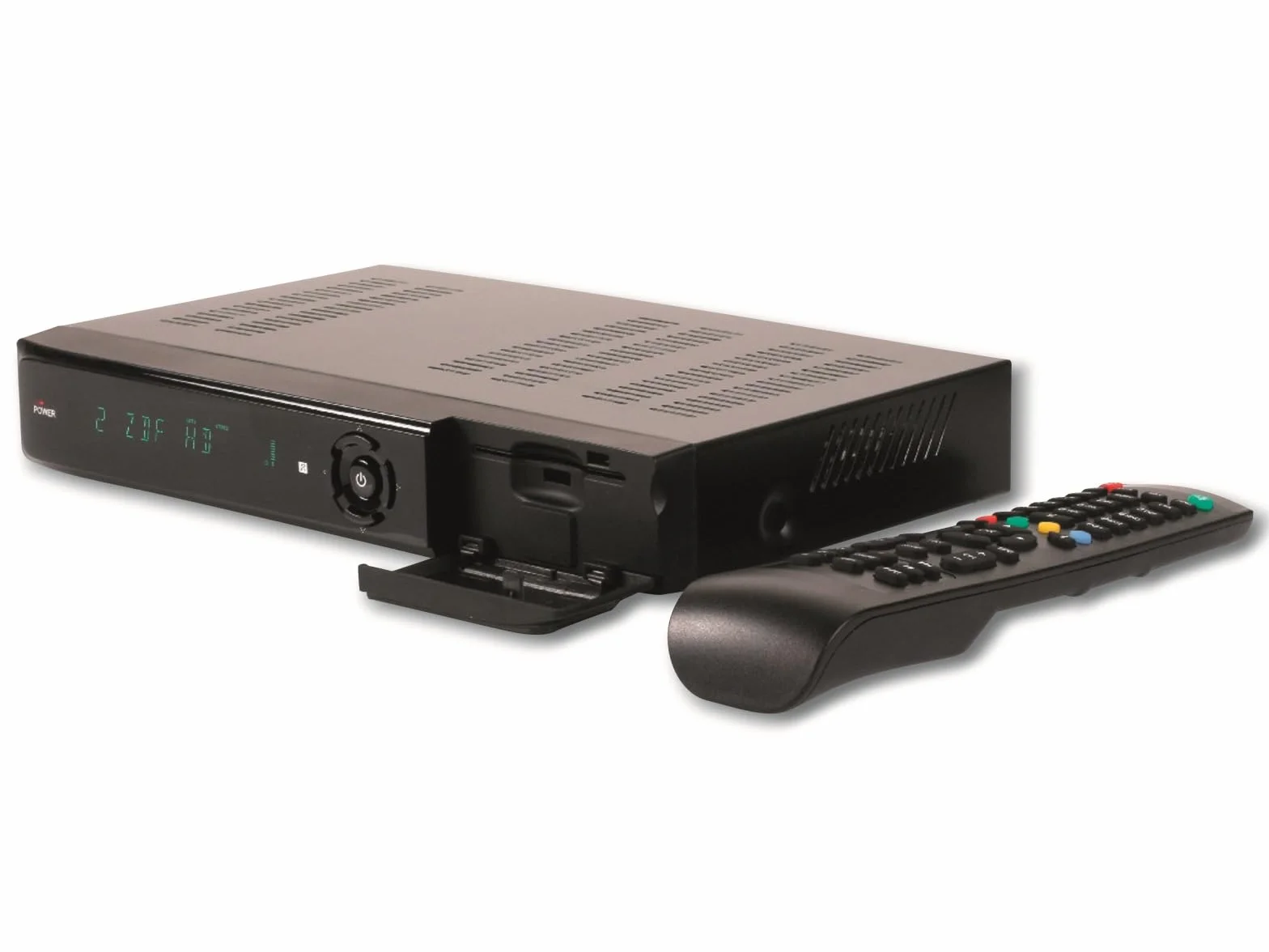 Ankaro AVA Récepteur satellite numérique UHD 4K DVB-S2X H.265 avec enregistrement USB noir