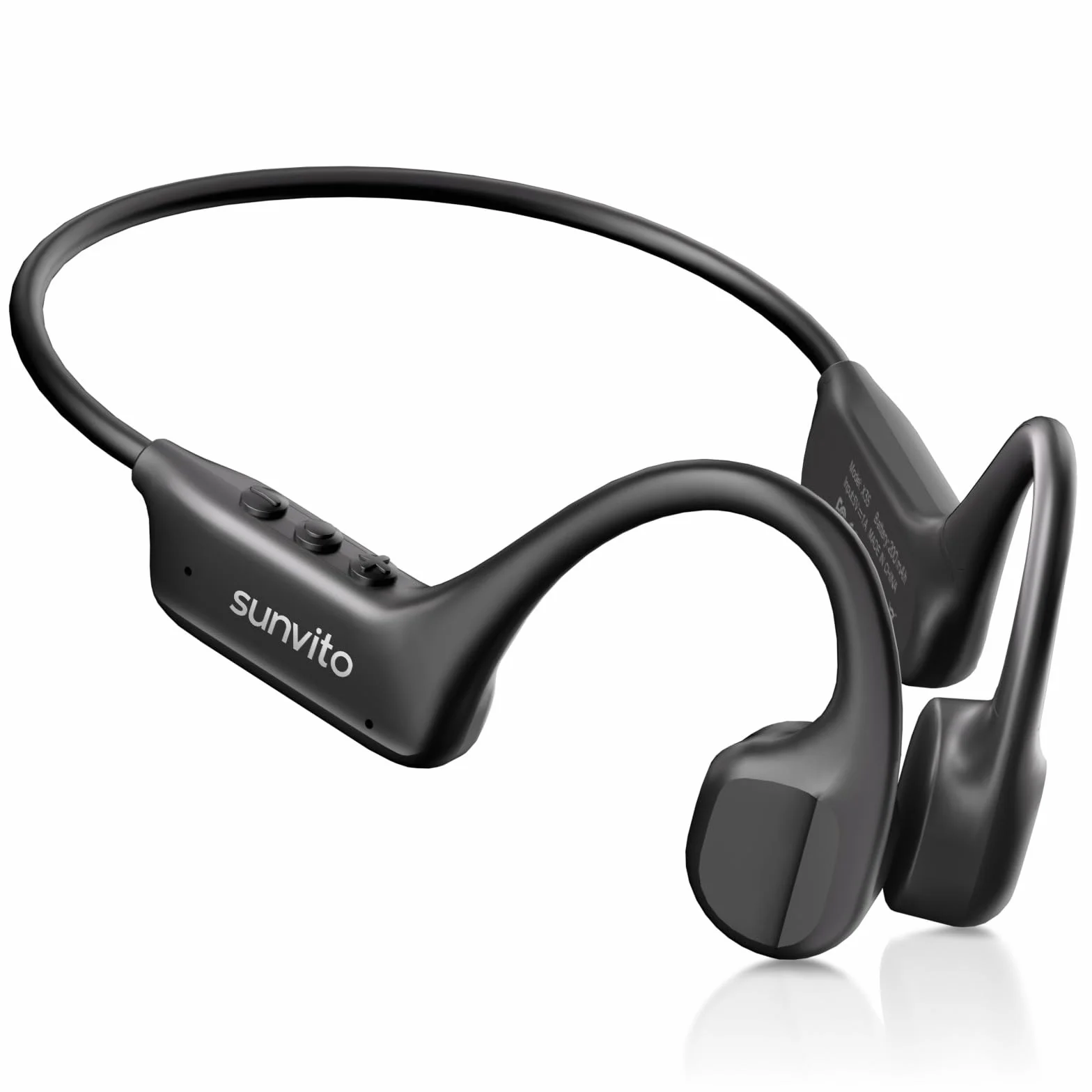 Casque Conduction Osseuse Bluetooth 6.1, Écouteurs sans Fil Open Ear, Recharge Rapide USB-C, IPX7 Étanche, Casque Sport pour Running, Cyclisme, Fitness et Entraînement
