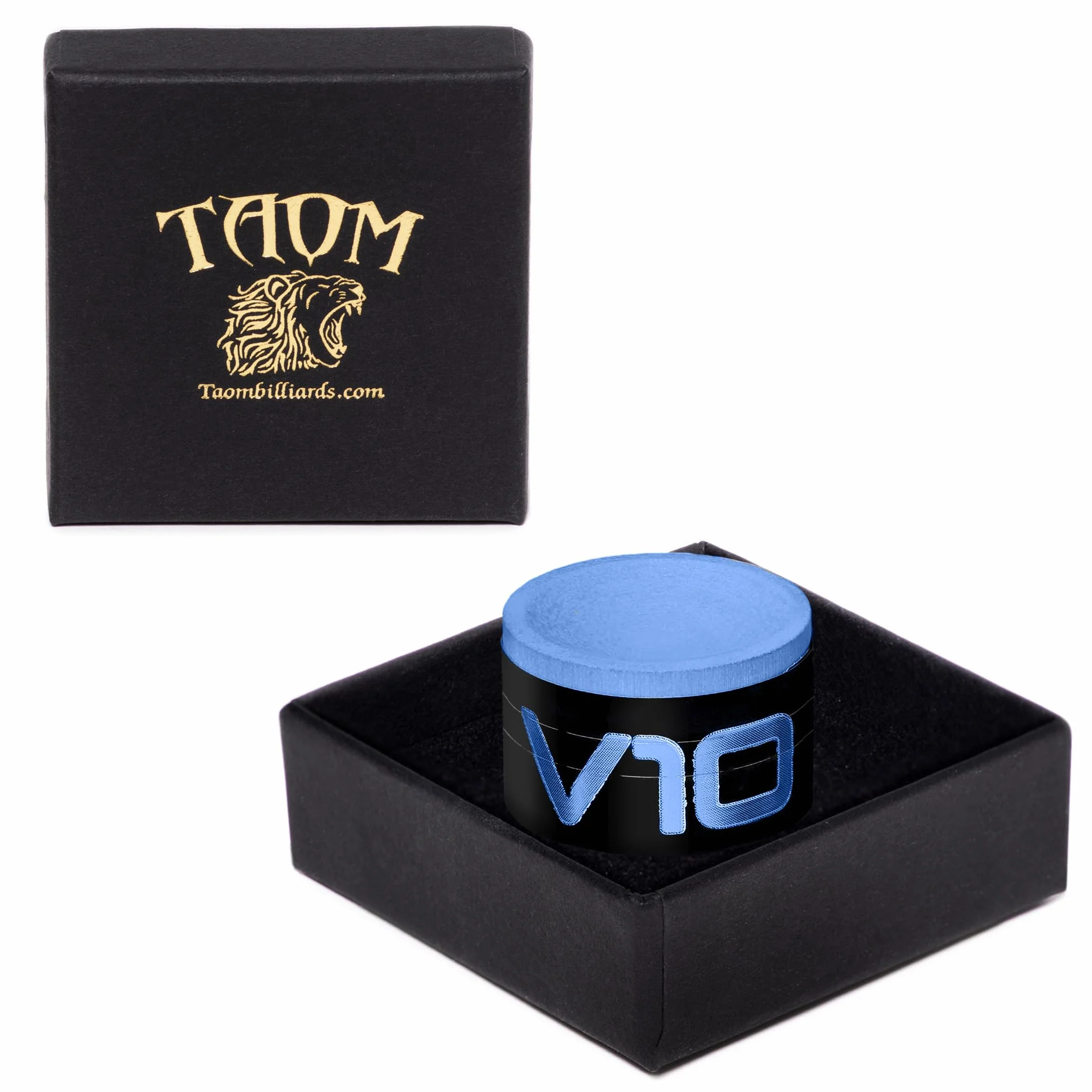 TAOM V10 Queue de billard Craie Bleue Boîte