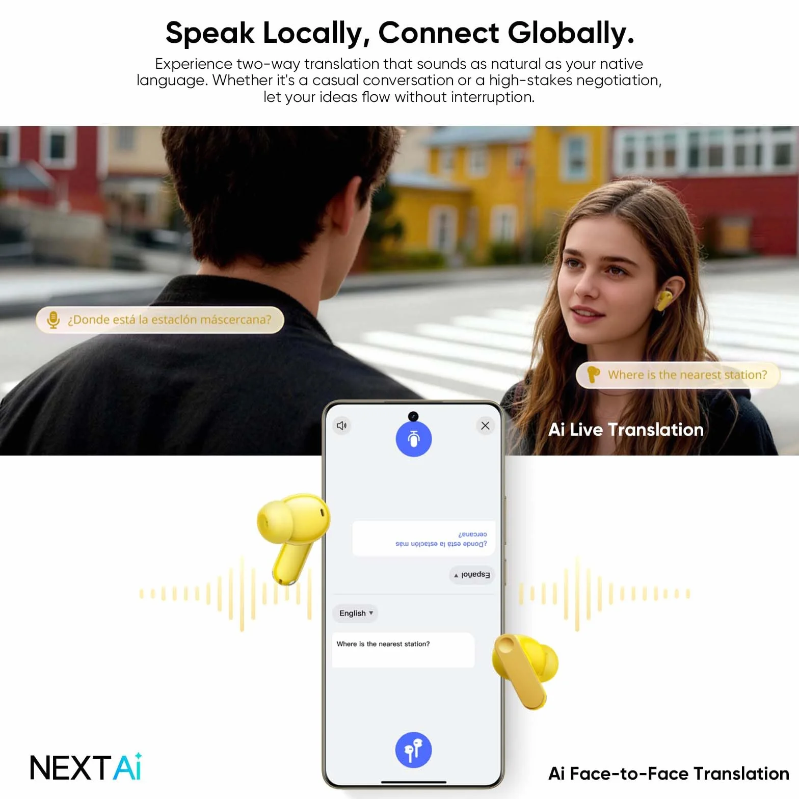 realme Buds T500 Pro Écouteurs Bluetooth sans Fil Intra-Auriculaires avec ANC 50dB, 56h d'autonomie, Son Hi-Res, Bluetooth 6.1, IP55, 6 micros, Connexion Multi-appareils (3 appareils) – Noir