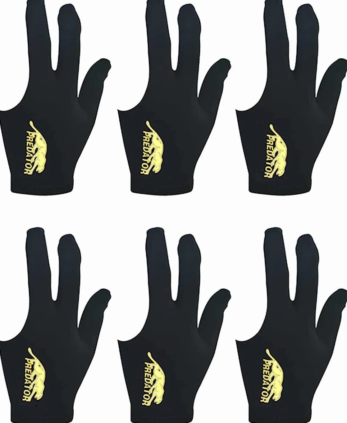 Tokaneit Gants de billard unisexe extensibles pour queue de billard